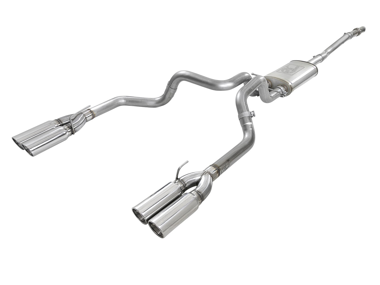 Vulcan Series 3 Inch 304 Stainless Steel Cat-Back Exhaust System w/ Tips GM Silverado/Sierra 1500 19-26 V8-5.3L aFe Power