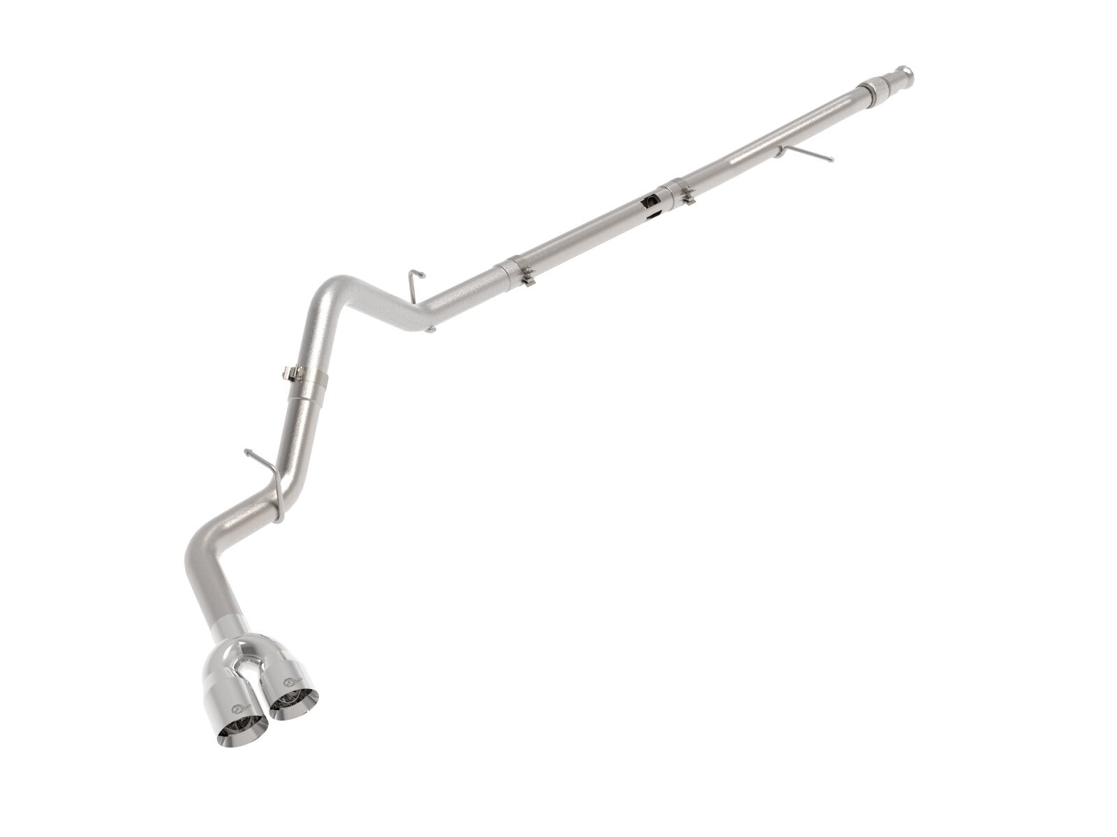 Rebel Xd Series 3 Inch 304 Stainless Steel Dpf-Back Exhaust w/Dual Tips GM Trucks 20-22 L6-3.0L (td) LM2 aFe Power