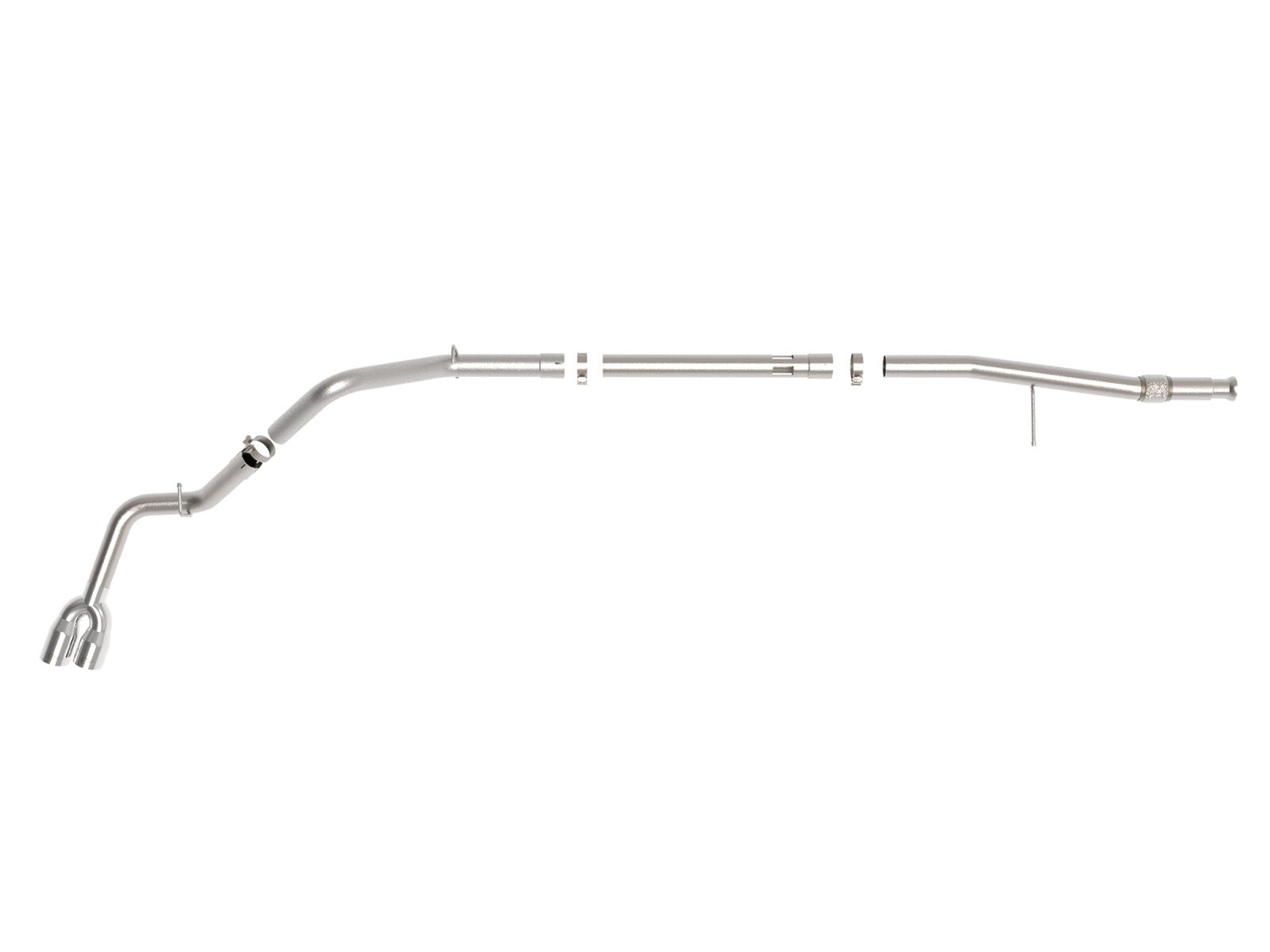 Rebel Xd Series 3 Inch 304 Stainless Steel Dpf-Back Exhaust w/Dual Tips GM Trucks 20-22 L6-3.0L (td) LM2 aFe Power