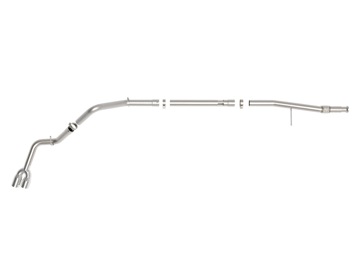 Rebel Xd Series 3 Inch 304 Stainless Steel Dpf-Back Exhaust w/Dual Polished Tips GM Trucks 20-22 L6-3.0L (td) LM2 aFe Power