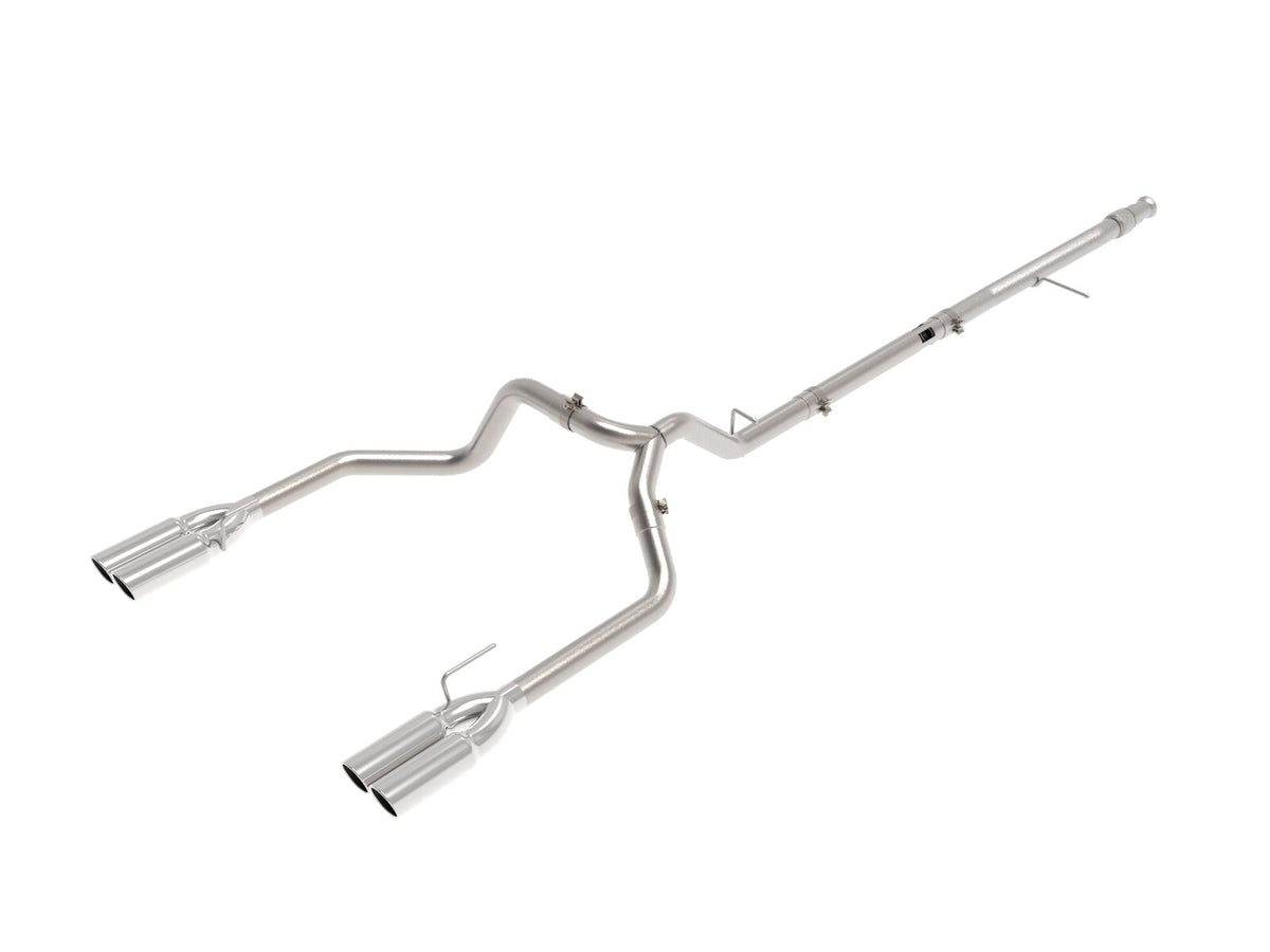 Vulcan Series 3 Inch 304 Stainless Steel Dpf-Back Exhaust System w/Polished Tip GM Trucks 20-22 L6-3.0L (td) LM2 aFe Power