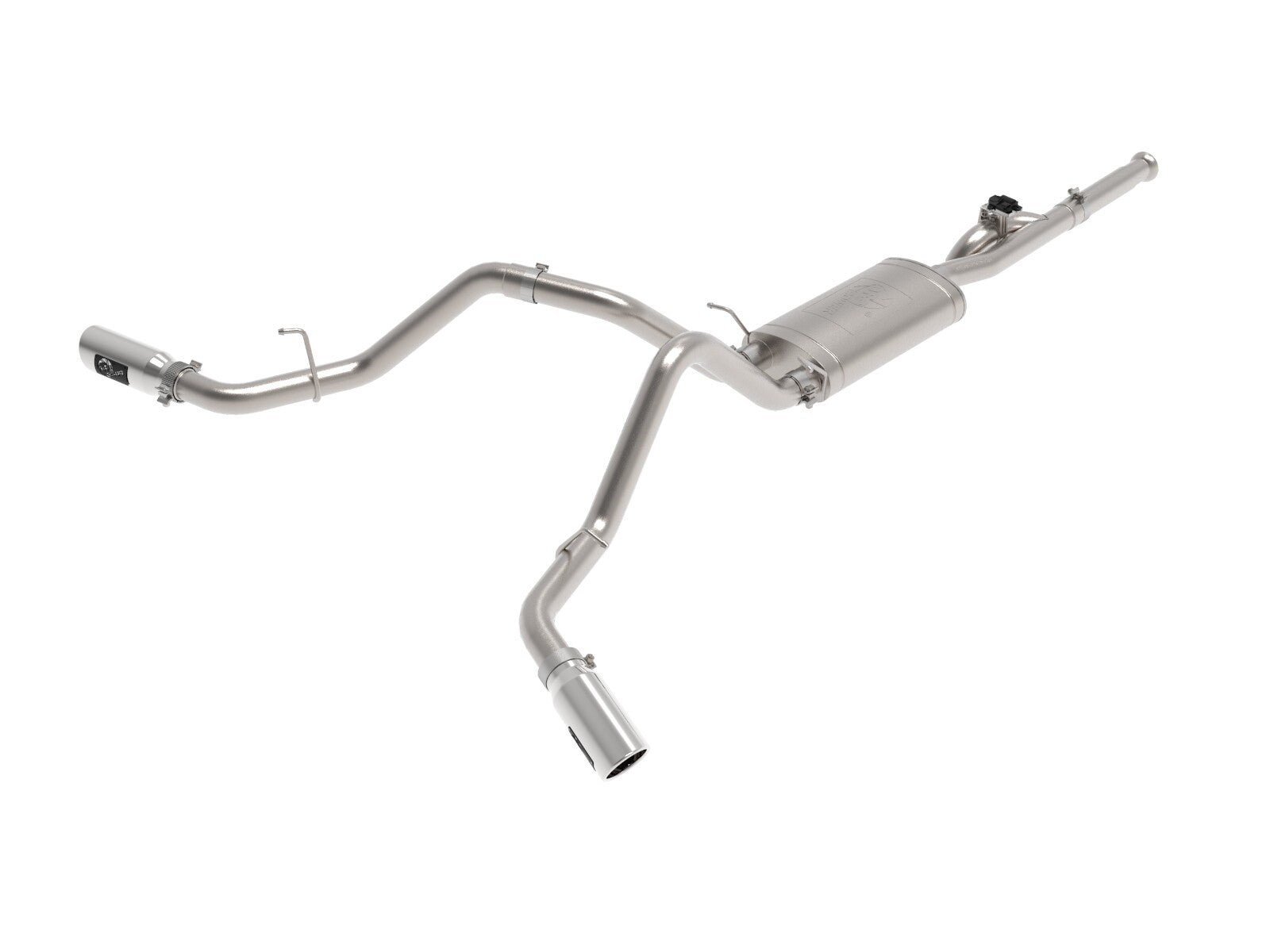 Gemini Xv 3 Inch 304 Stainless Steel Cat-Back Exhaust System w/ Cut-Out GM Trucks 09-18 V6-4.3/V8-4.8/5.3L Passenger and Driver Side Exit Location aFe Power
