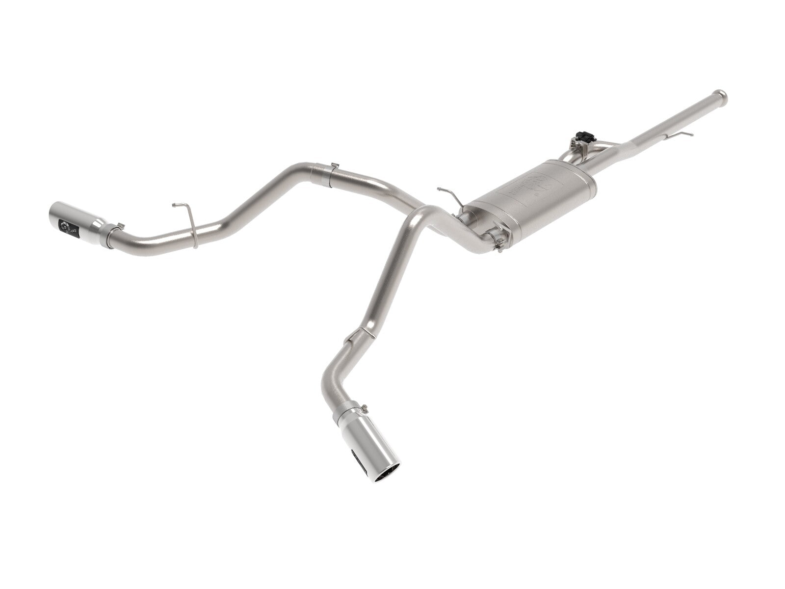 Gemini Xv 3 Inch 304 Stainless Steel Cat-Back Exhaust System w/ Cut-Out GM Trucks 14-19 V6-4.3L/V8-5.3L aFe Power