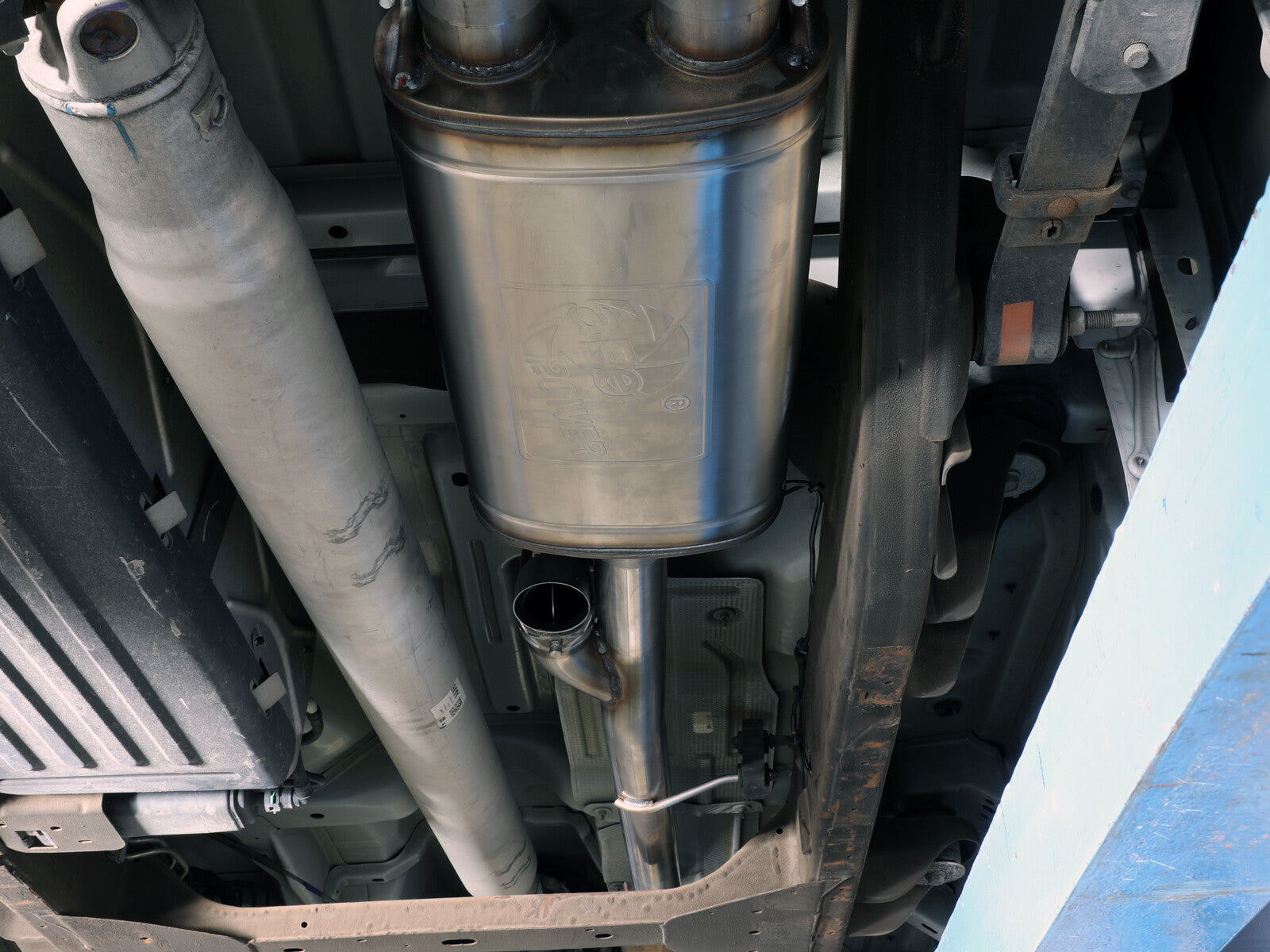 Gemini Xv 3 Inch 304 Stainless Steel Cat-Back Exhaust System w/ Cut-Out GM Trucks 14-19 V6-4.3L/V8-5.3L aFe Power