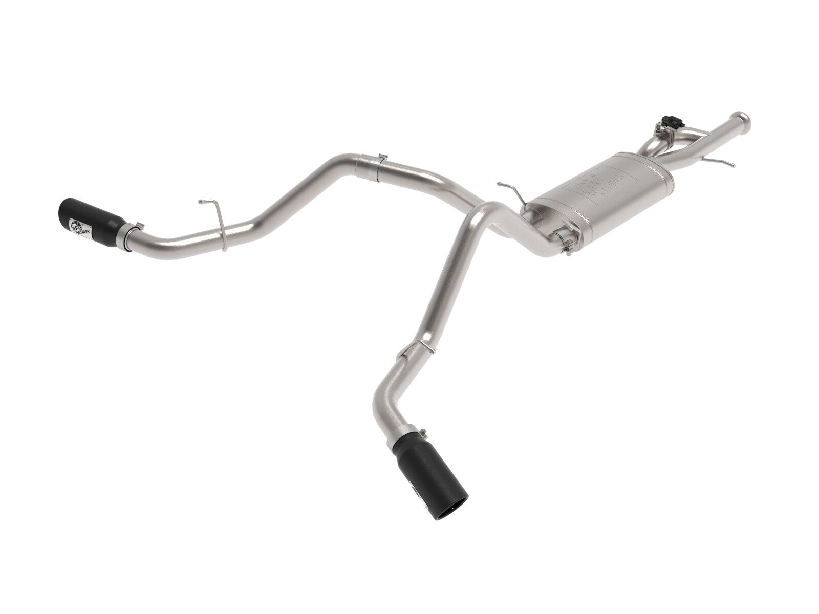 Gemini Xv 3 Inch 304 Stainless Steel Cat-Back Exhaust System w/ Cut-Out GM Trucks 09-18 V6-4.3/V8-4.8/5.3L Dual Rear Exit Location aFe Power