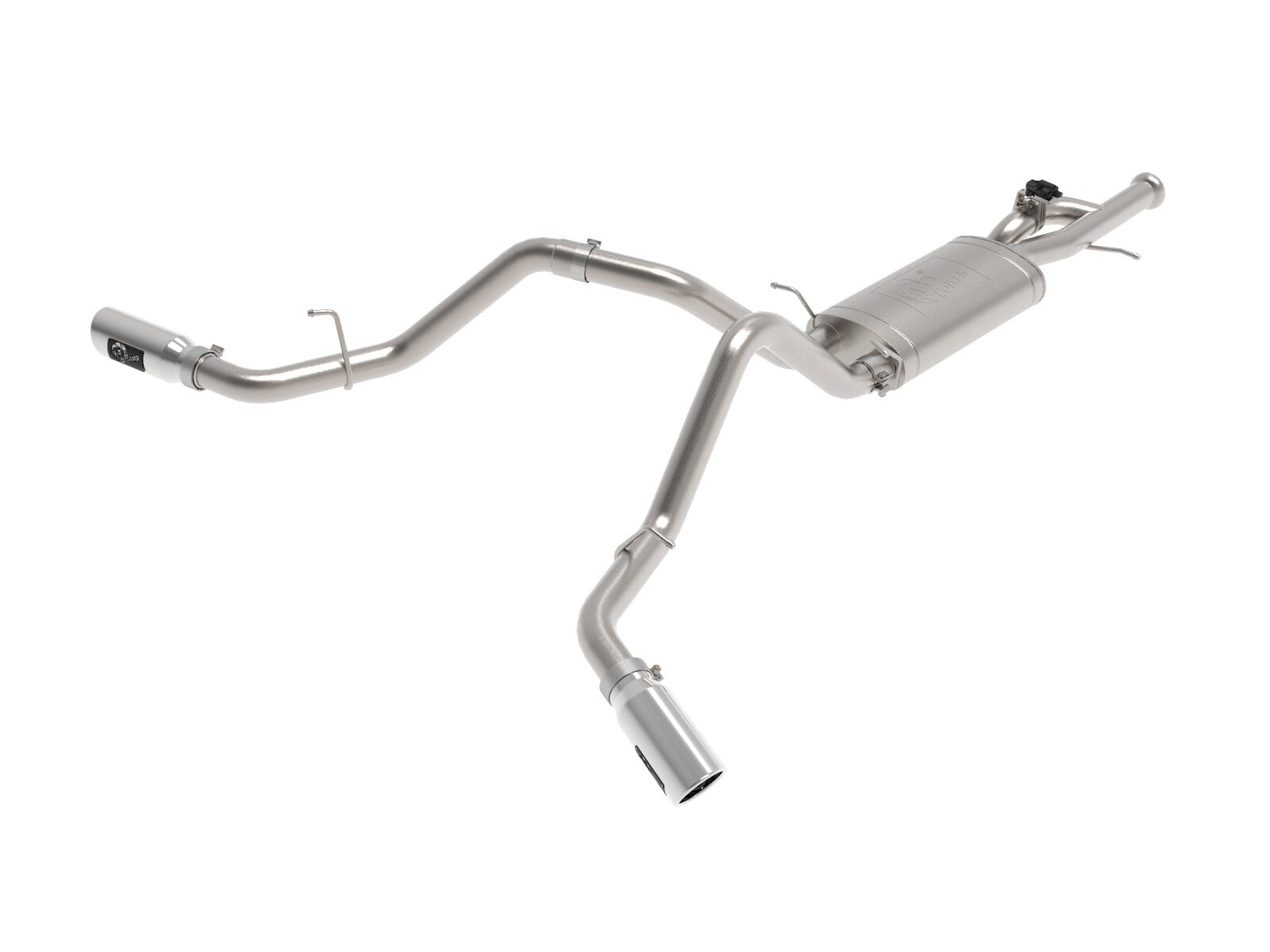 Gemini Xv 3 Inch 304 Stainless Steel Cat-Back Exhaust System w/ Cut-Out GM Trucks 09-18 V6-4.3/V8-4.8/5.3L Dual Rear Exit Location aFe Power