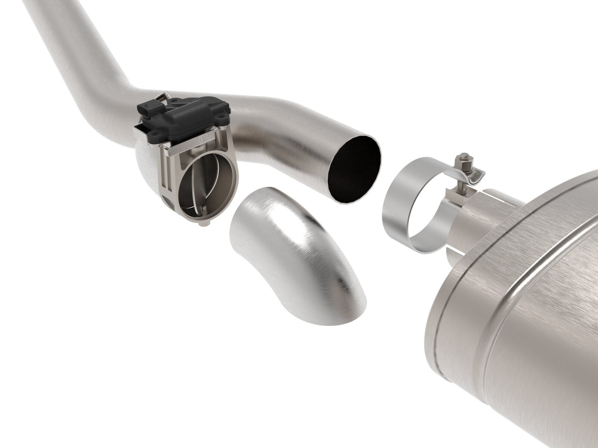 Gemini Xv 3 Inch 304 Stainless Steel Cat-Back Exhaust System w/ Cut-Out Polished GM Silverado/Sierra 1500 19-26 V8-5.3L aFe Power
