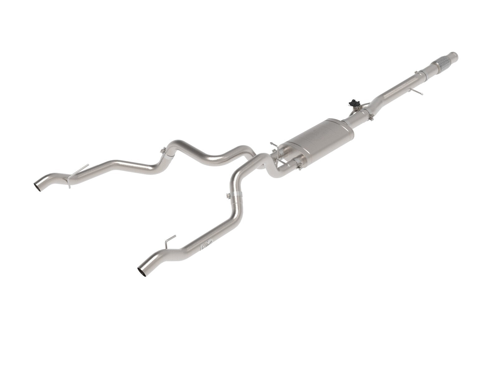 Gemini Xv 3 Inch 304 Stainless Steel Cat-Back Hi-Tuck Exhaust System w/ Cut-Out GM Silverado/Sierra 1500 19-26 V8-6.2L aFe Power