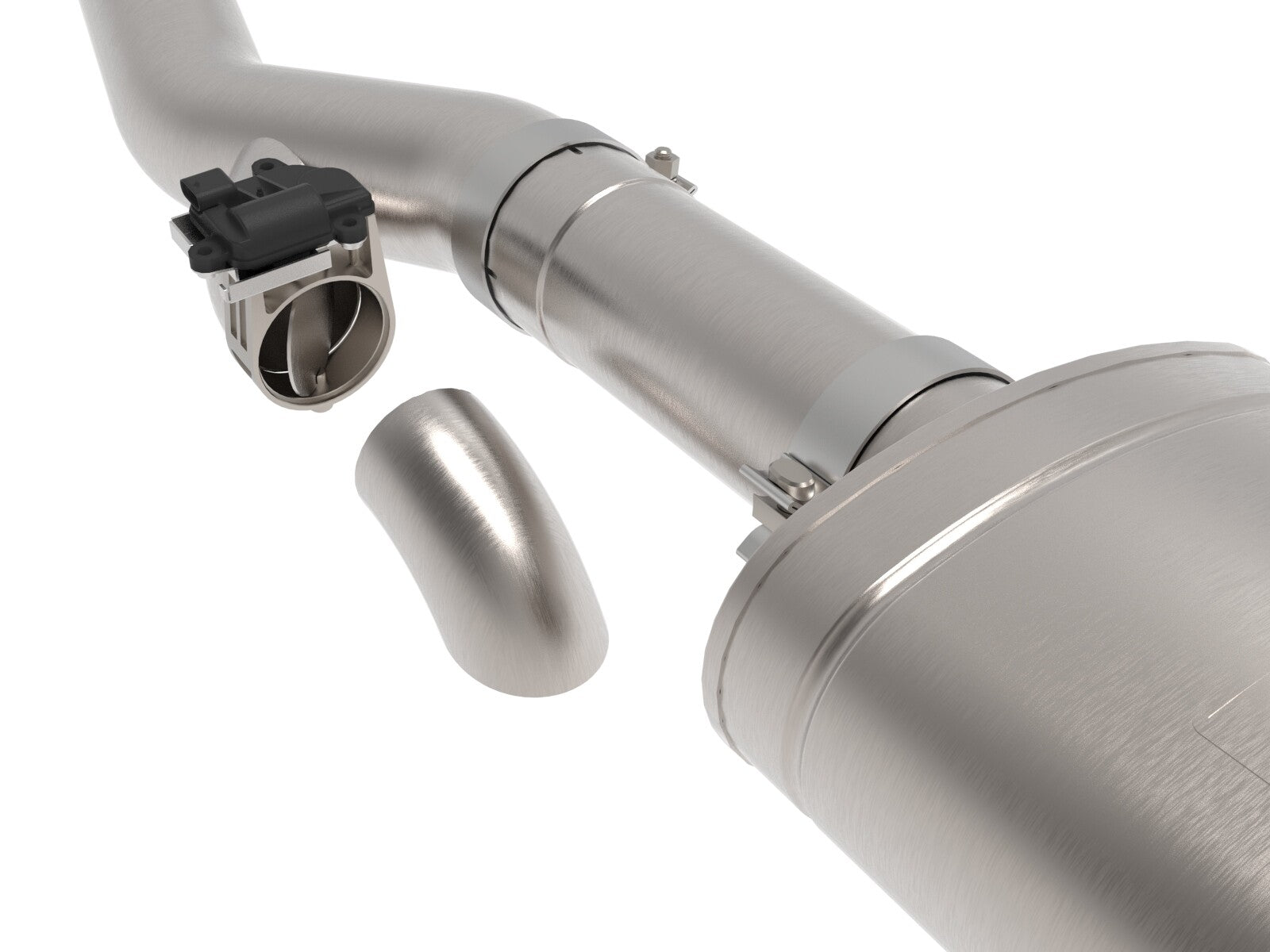 Gemini Xv 3 Inch 304 Stainless Steel Cat-Back Hi-Tuck Exhaust System w/ Cut-Out GM Silverado/Sierra 1500 19-26 V8-6.2L aFe Power