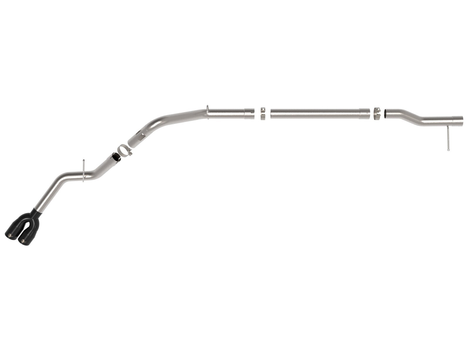 Rebel Xd Series 3 Inch 304 Stainless Steel Dpf-Back Exhaust w/Dual Tips GM Trucks 23-26 L6-3.0L (td) LZ0 aFe Power