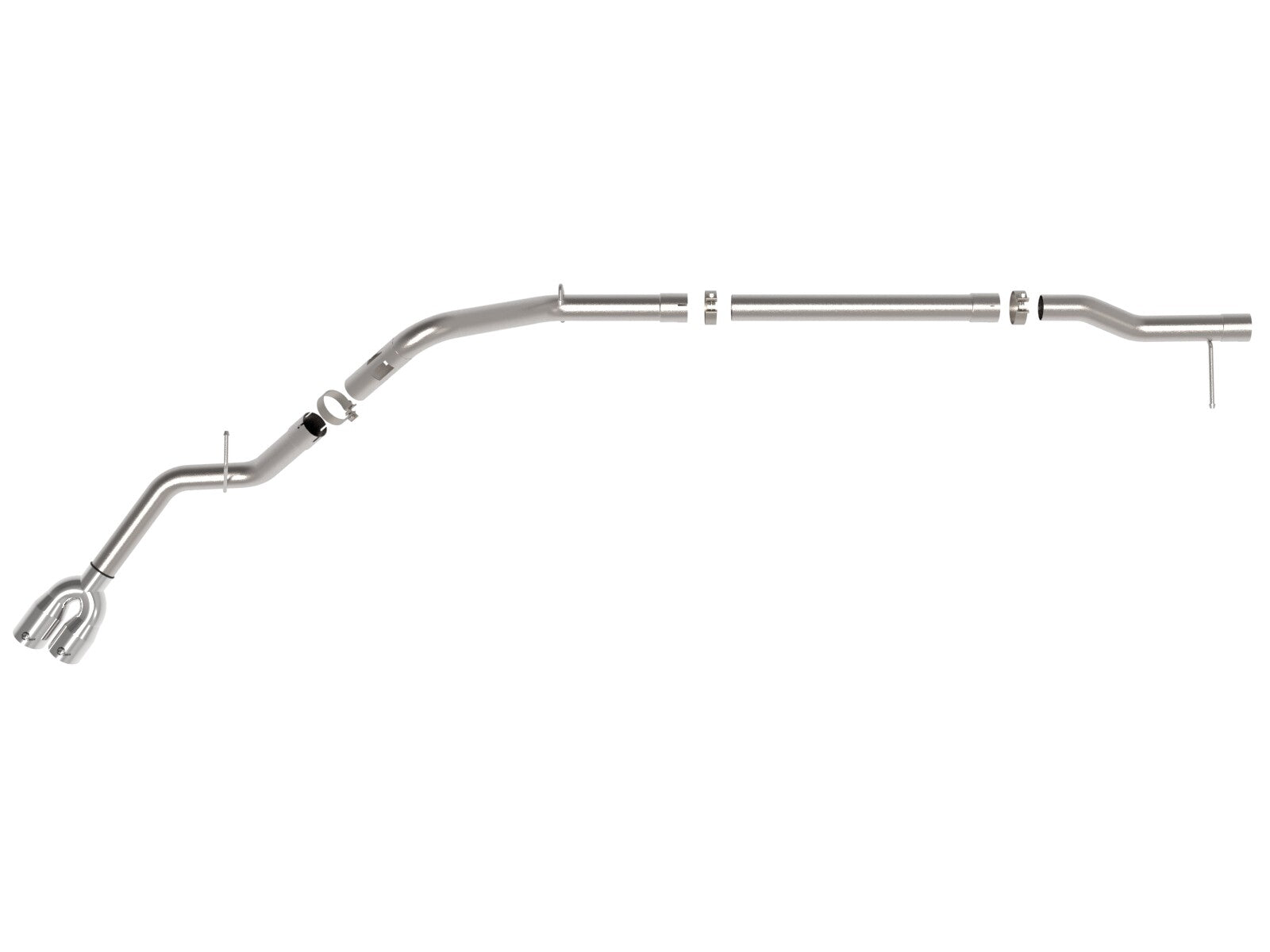 Rebel Xd Series 3 Inch 304 Stainless Steel Dpf-Back Exhaust w/Dual Tips GM Trucks 23-26 L6-3.0L (td) LZ0 aFe Power