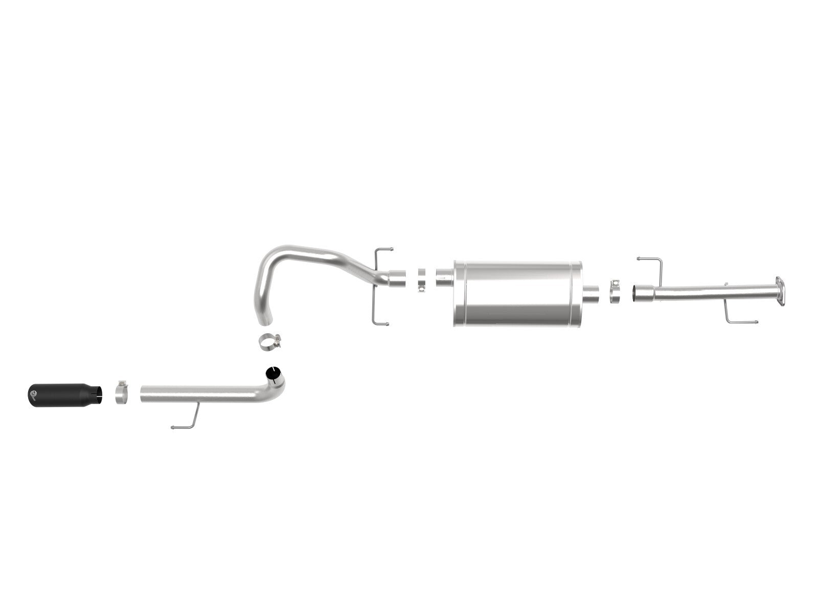 Mach Force-Xp 2-1/2 Inch 304 Stainless Steel Cat-Back Exhaust System w/ Tip Toyota 4Runner 10-24 V6-4.0L aFe Power