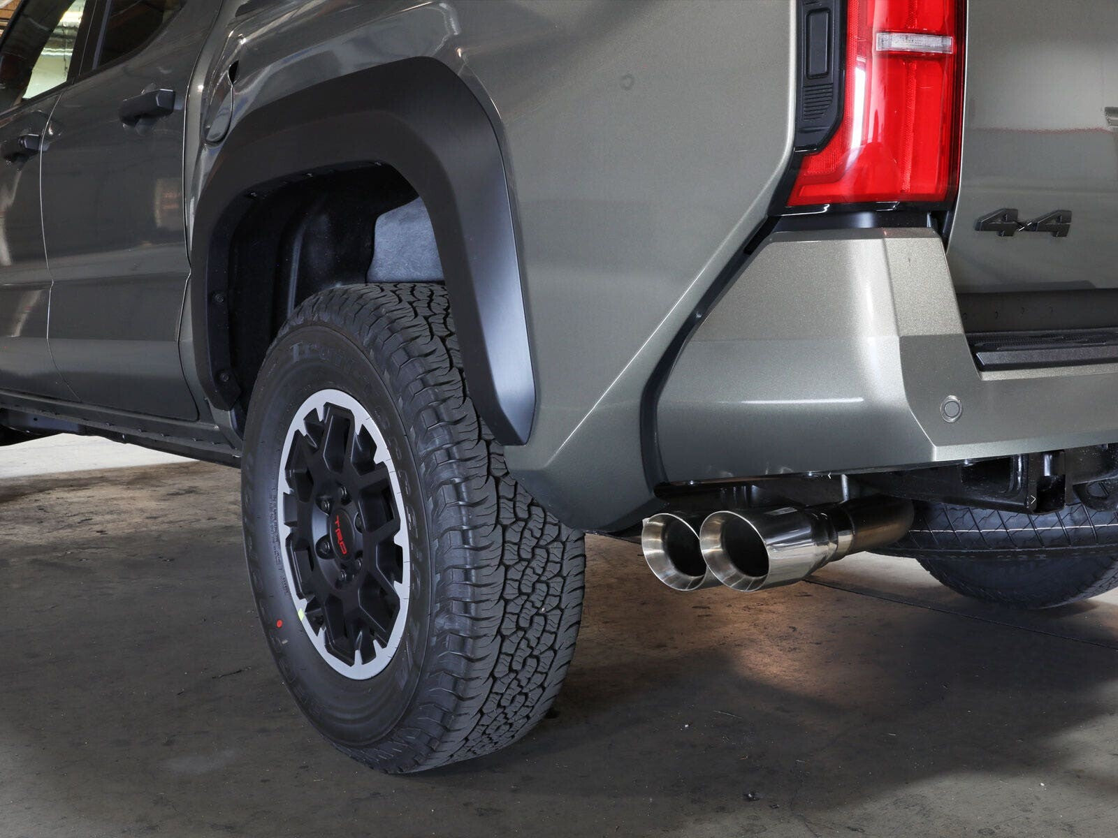 Vulcan Series 2-1/2 Inch to 3 Inch Stainless Steel Cat-Back Exhaust w/ Tip Toyota Tacoma 24-26 L4-2.4L (t) Slant Cut aFe Power