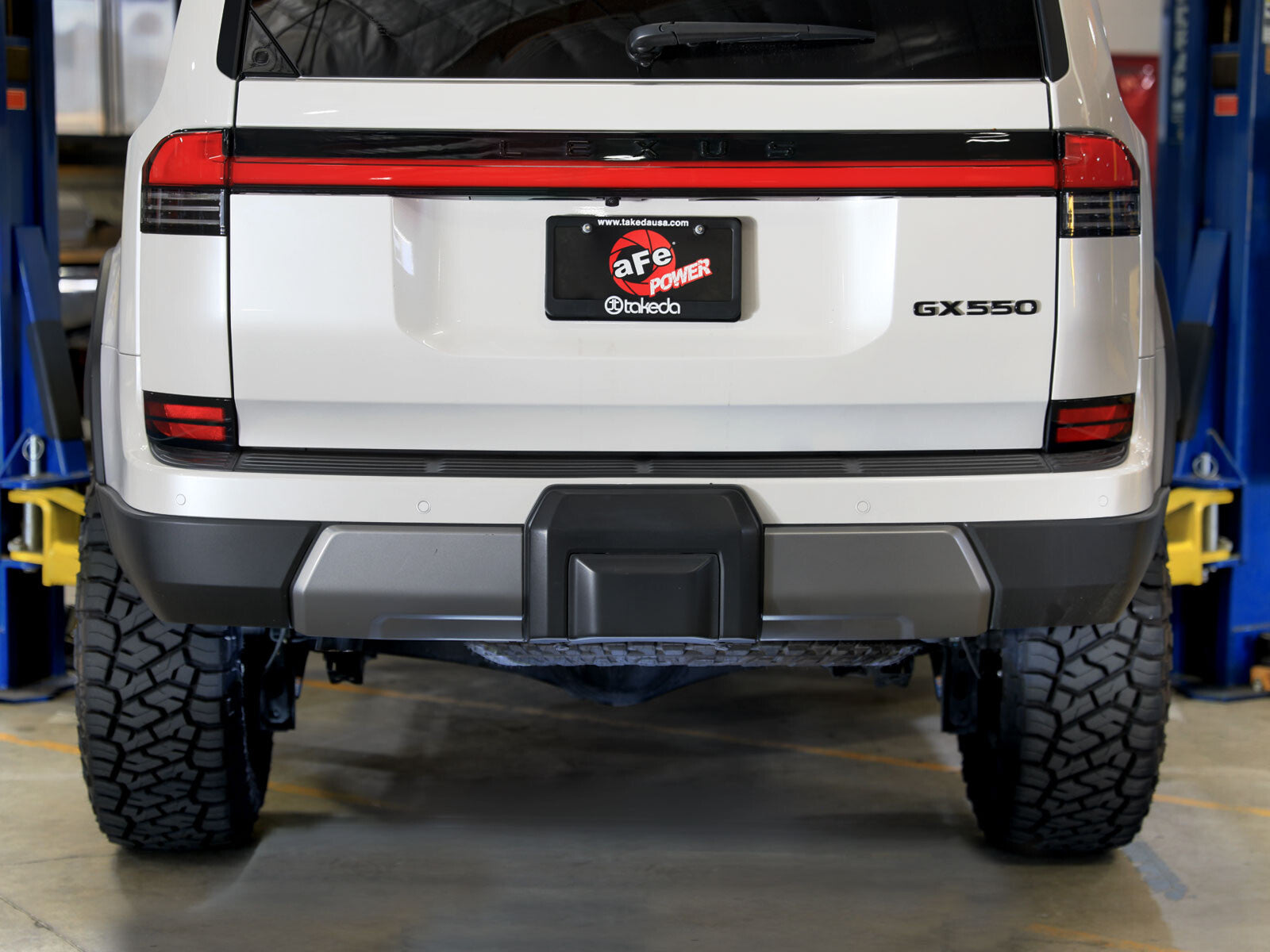 Vulcan Series 2-1/2 Inch to 3 Inch Stainless Steel Axle-Back Hi-Tuck Exhaust System Lexus GX550 24-26 V6-3.4L (tt) aFe Power
