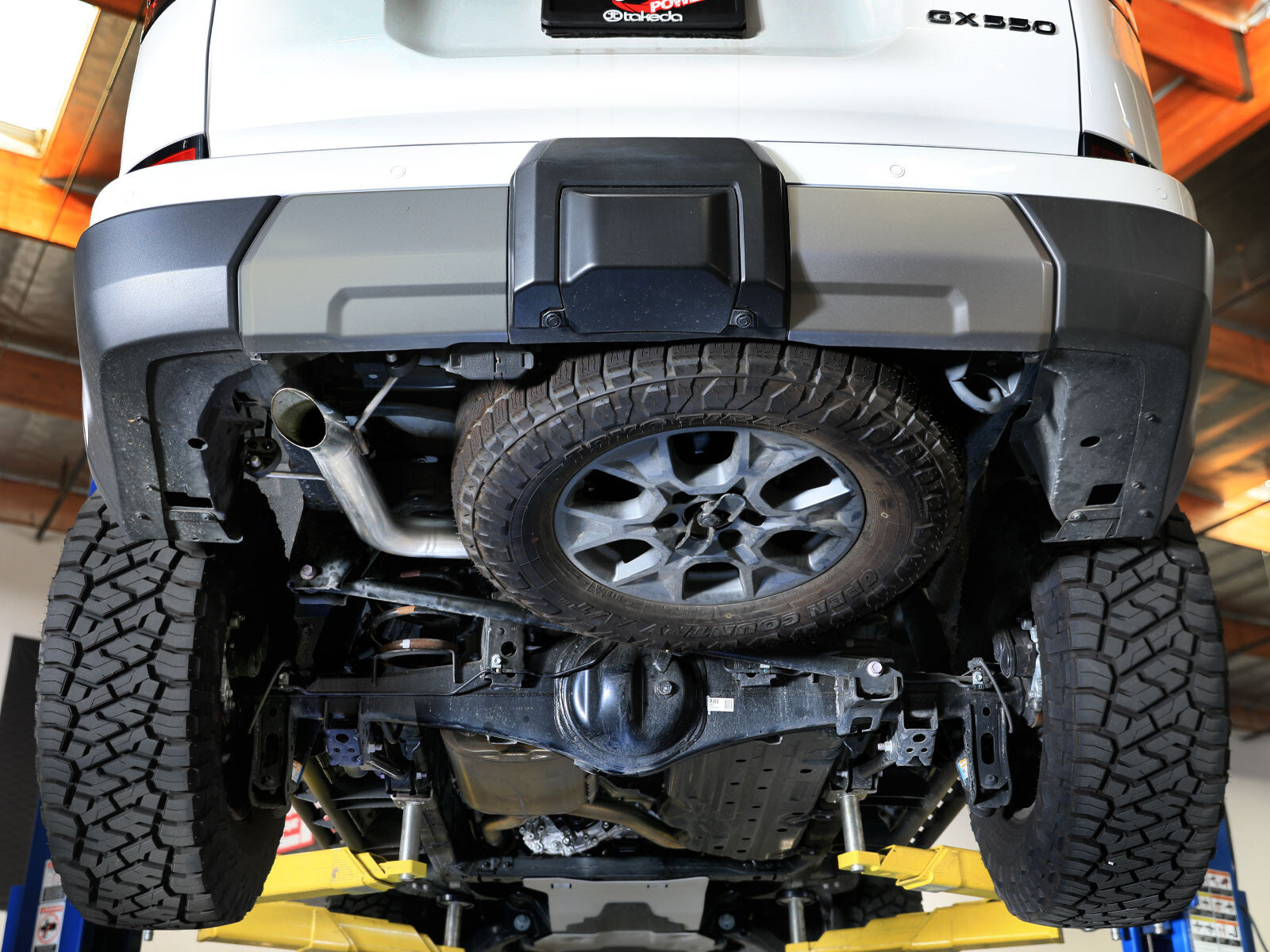 Vulcan Series 2-1/2 Inch to 3 Inch Stainless Steel Axle-Back Hi-Tuck Exhaust System Lexus GX550 24-26 V6-3.4L (tt) aFe Power
