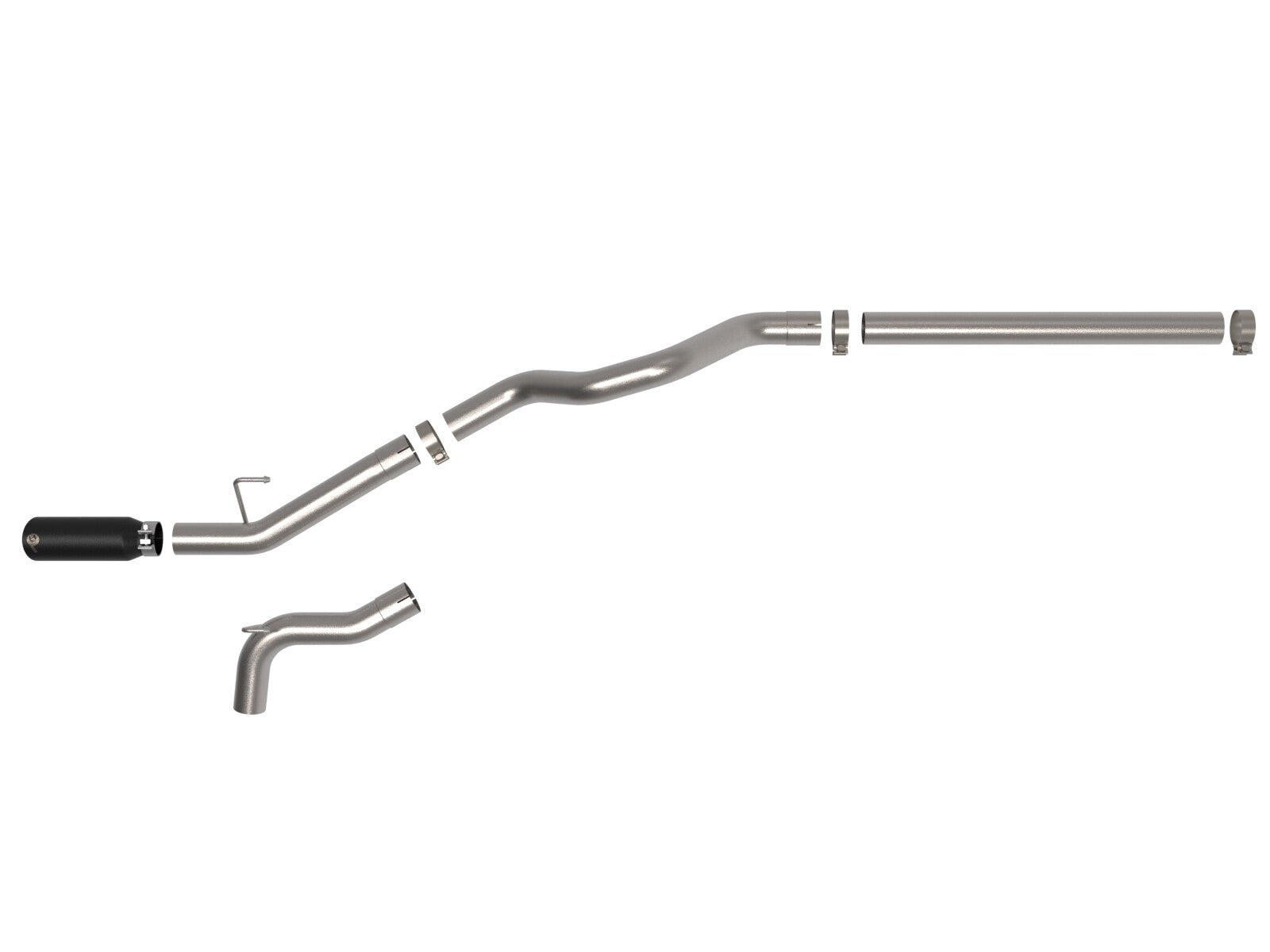 Vulcan Series 3 Inch 304 Stainless Steel Dpf-Back Exhaust System w/Black Tip Mercedes-Benz Sprinter 2500/3500 10-26 L4/V6 (td) aFe Power