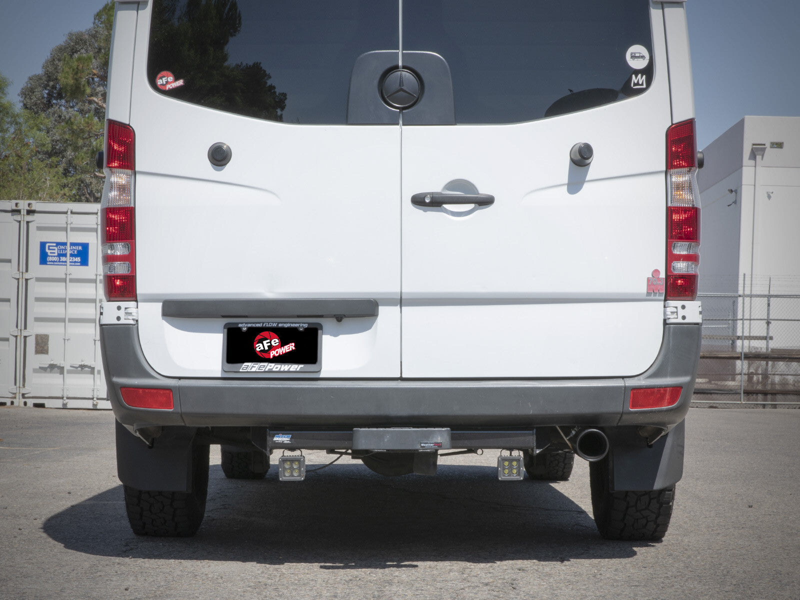 Vulcan Series 3 Inch 304 Stainless Steel Dpf-Back Exhaust System w/Black Tip Mercedes-Benz Sprinter 2500/3500 10-26 L4/V6 (td) aFe Power