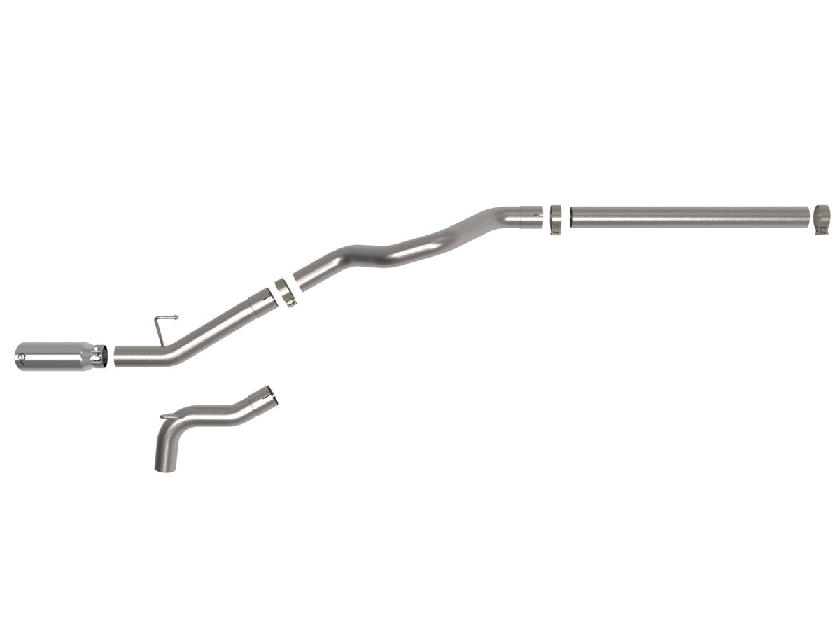Vulcan Series 3 Inch 304 Stainless Steel Dpf-Back Exhaust System w/Polish Tip Mercedes-Benz Sprinter 2500/3500 10-26 L4/V6 td fit models with a 144 inch Wheelbase aFe Power