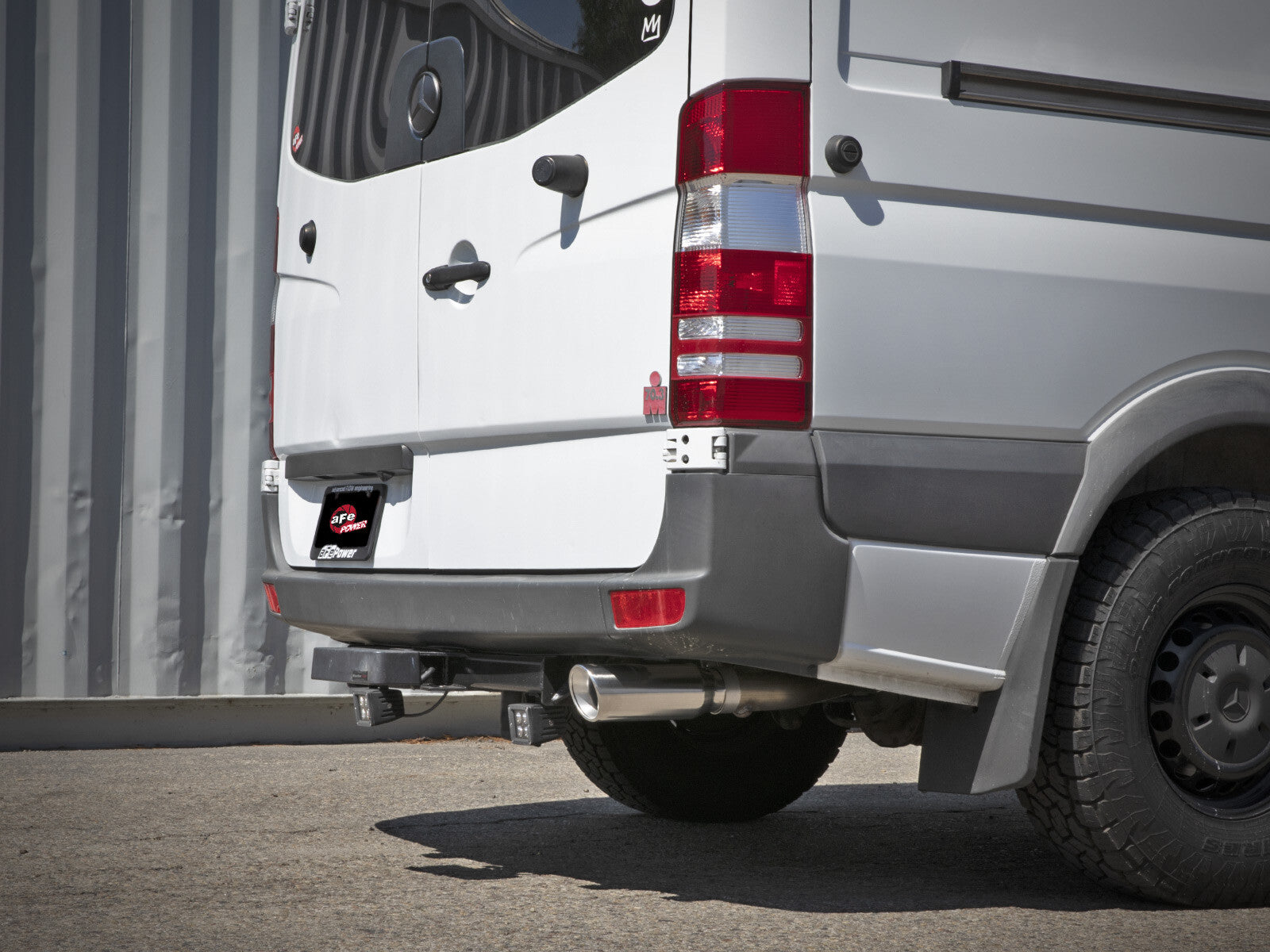Vulcan Series 3 Inch 304 Stainless Steel Dpf-Back Exhaust System w/Polish Tip Mercedes-Benz Sprinter 2500/3500 10-26 L4/V6 (td) aFe Power
