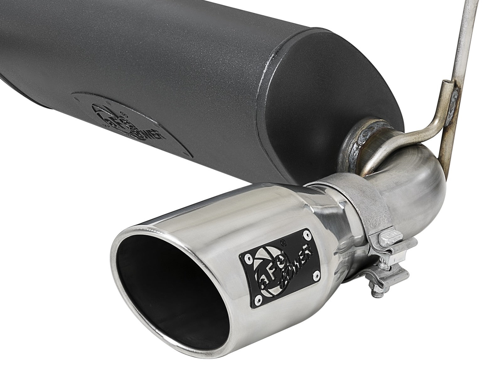 Rebel Series 2-1/2 Inch 304 Stainless Steel Cat-Back Exhaust w/ Polished Tips Jeep Wrangler (Jl) 18-26 V6-3.6L aFe Power