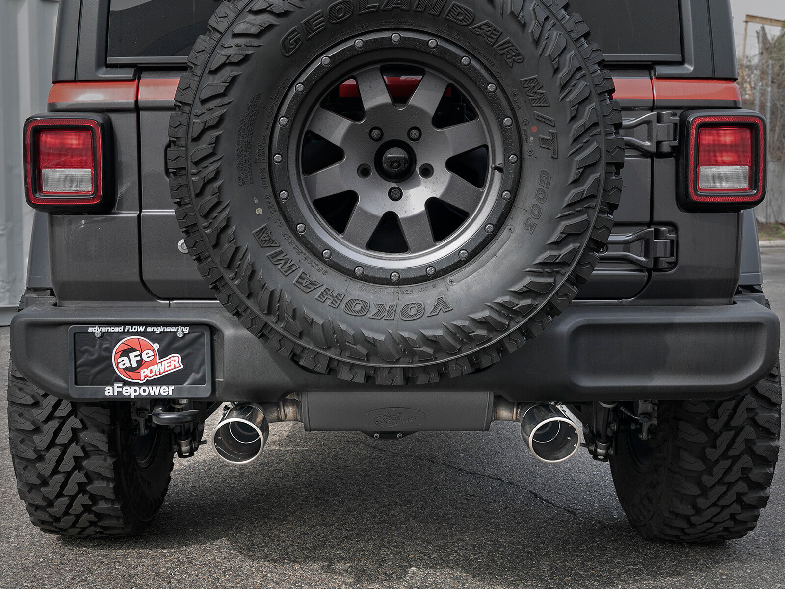 Rebel Series 2-1/2 Inch 304 Stainless Steel Cat-Back Exhaust w/ Polished Tips Jeep Wrangler (Jl) 18-26 V6-3.6L aFe Power