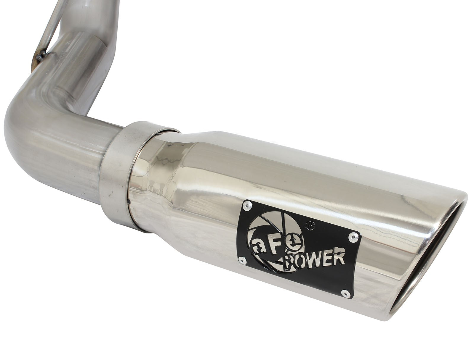 Mach Force-Xp 3 Inch 409 Stainless Steel Cat-Back Exhaust System w/Polished Tip GM Silverado/Sierra 1500 09-18 / Silverado Ld/Sierra Limited 2019 V6-4.3/V8-4.8/5.3L 17 Pounds Per Foot Torque Gain aFe Power