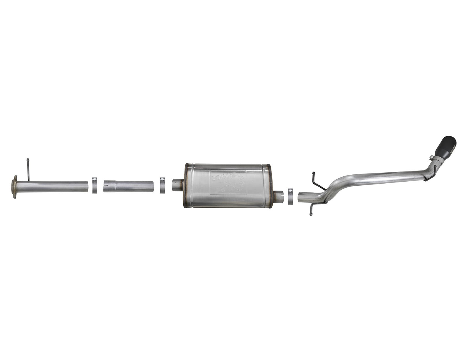 Mach Force-Xp 3 Inch 409 Stainless Steel Cat-Back Exhaust System w/ Tip GM Colorado/Canyon 15-22 L4-2.5L/15-16 V6-3.6L aFe Power