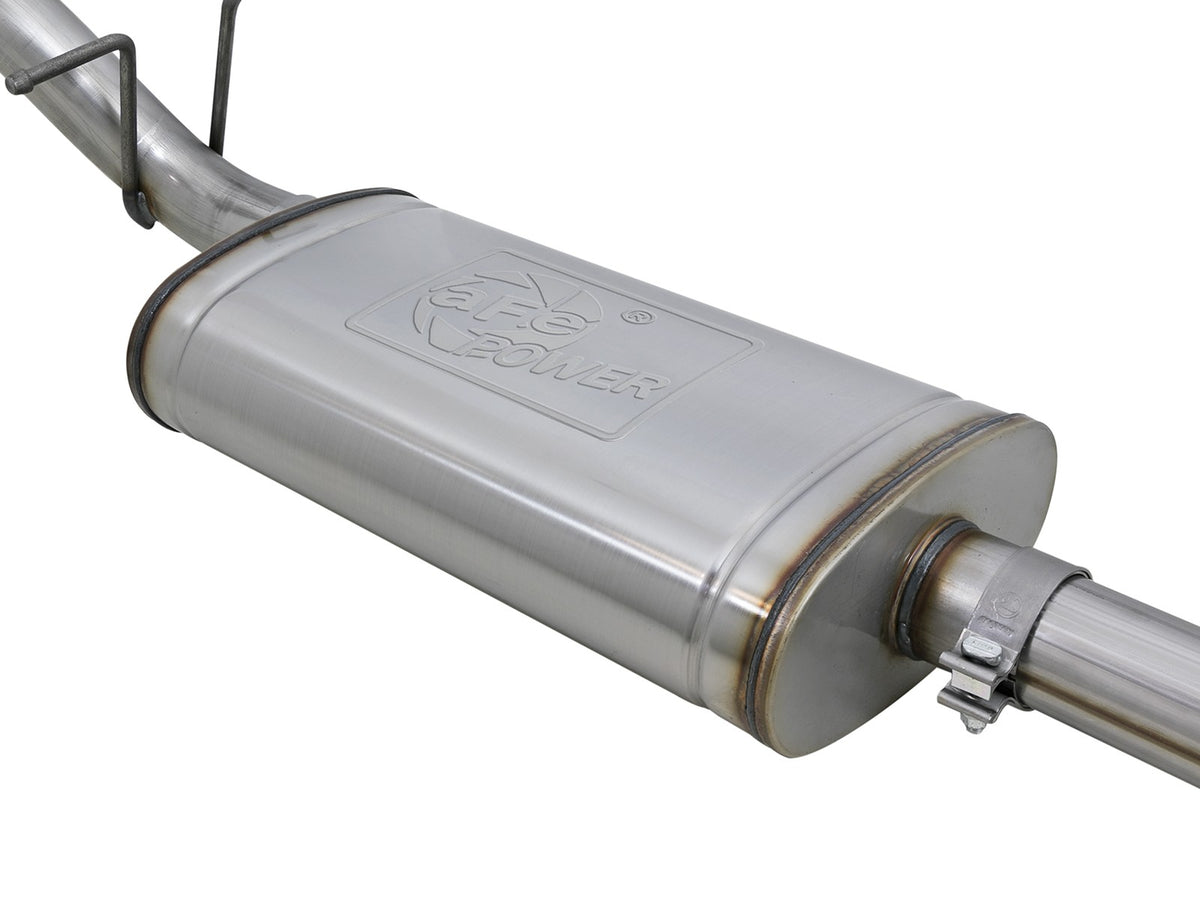 Mach Force-Xp 3 Inch 409 Stainless Steel Cat-Back Exhaust System w/Polished Tip GM Colorado/Canyon 15-22 L4-2.5L/15-16 V6-3.6L aFe Power
