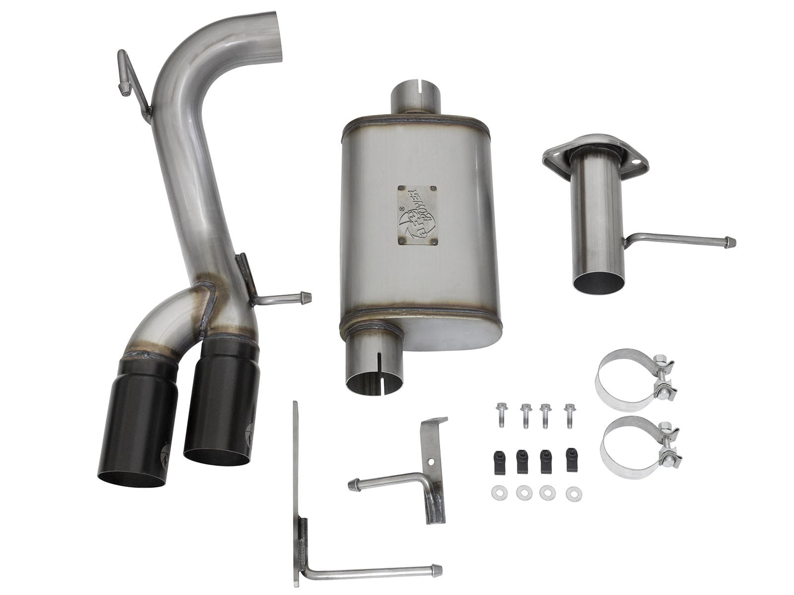 Rebel Series 3 Inch 409 Stainless Steel Cat-Back Exhaust System w/ Tip GM Colorado/Canyon 15-22 L4-2.5L/15-16 V6-3.6L aFe Power