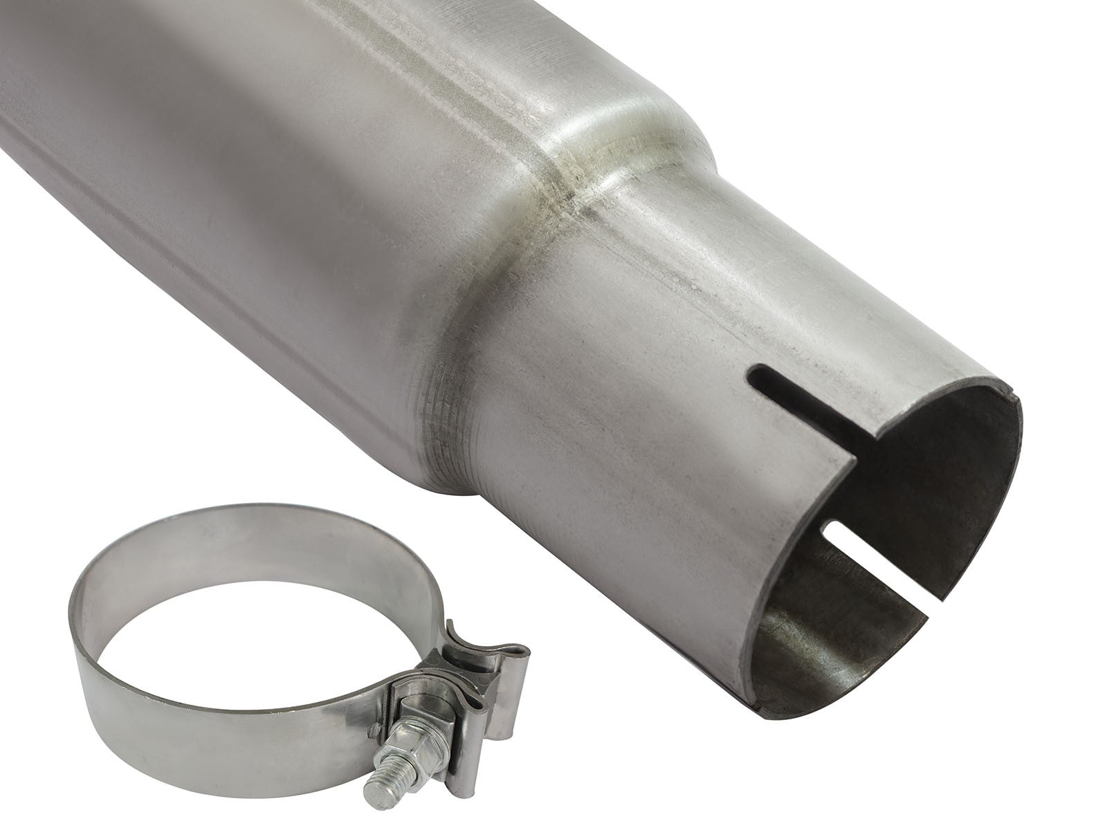 Large Bore-HD 3-1/2 Inch 409 Stainless Steel Dpf-Back Exhaust System w/Polished Tip GM Colorado/Canyon 16-22 L4-2.8L (td) Lwn aFe Power