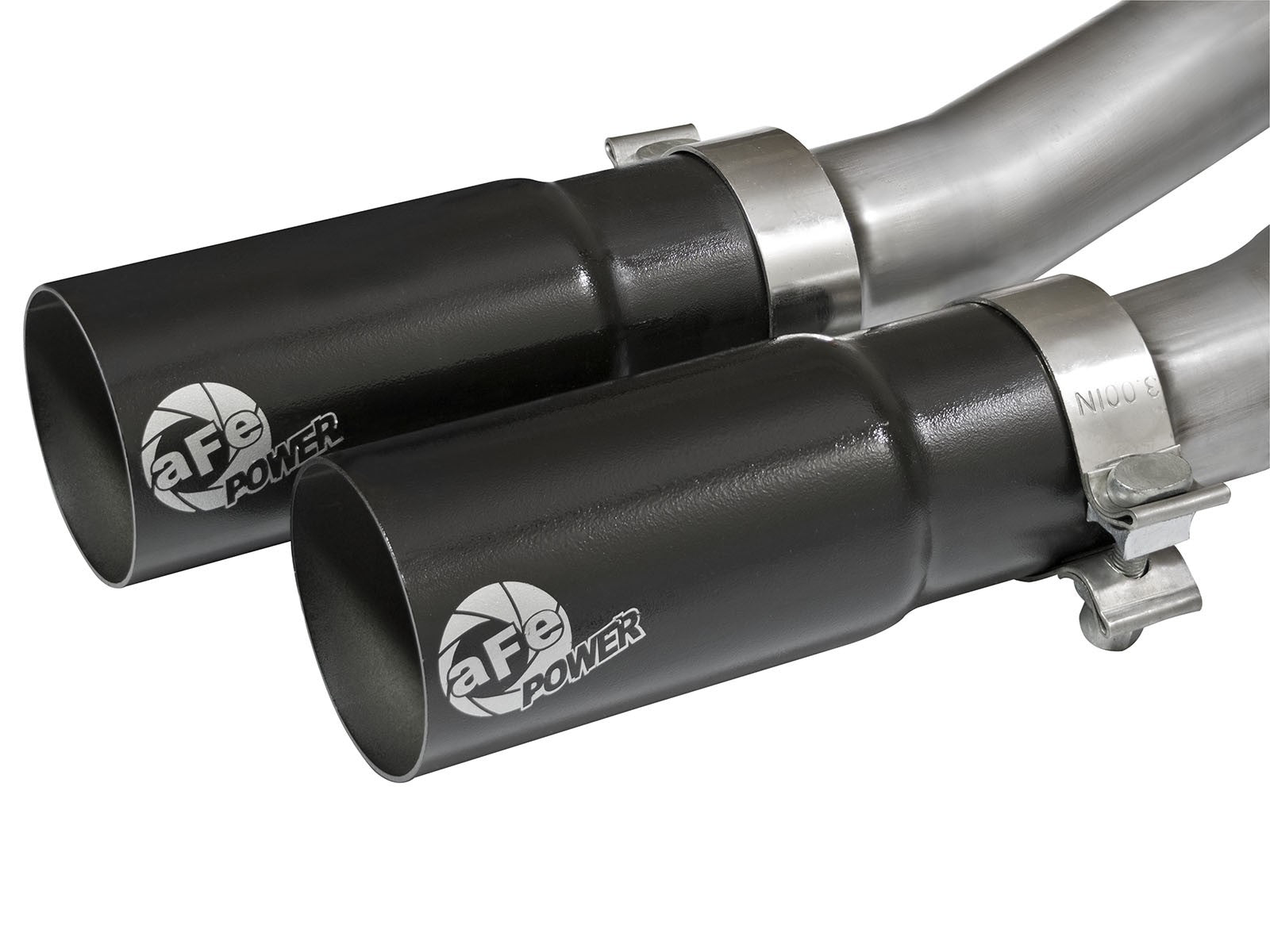 Rebel Series 3 Inch to 2-1/2 Inch 409 Stainless Steel Cat-Back Exhaust w/ Polish Tip Silverado/Sierra 1500 09-18 Reg Cab/Short Bed V6-4.3/V8-4.8/5.3L aFe Power