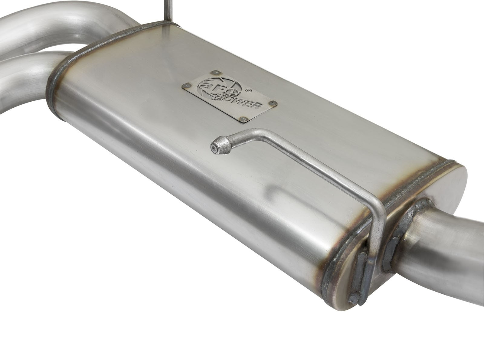 Rebel Series 3 Inch to 2-1/2 Inch 409 Stainless Steel Cat-Back Exhaust w/ Polish Tip Silverado/Sierra 1500 09-18 Reg Cab/Short Bed V6-4.3/V8-4.8/5.3L aFe Power