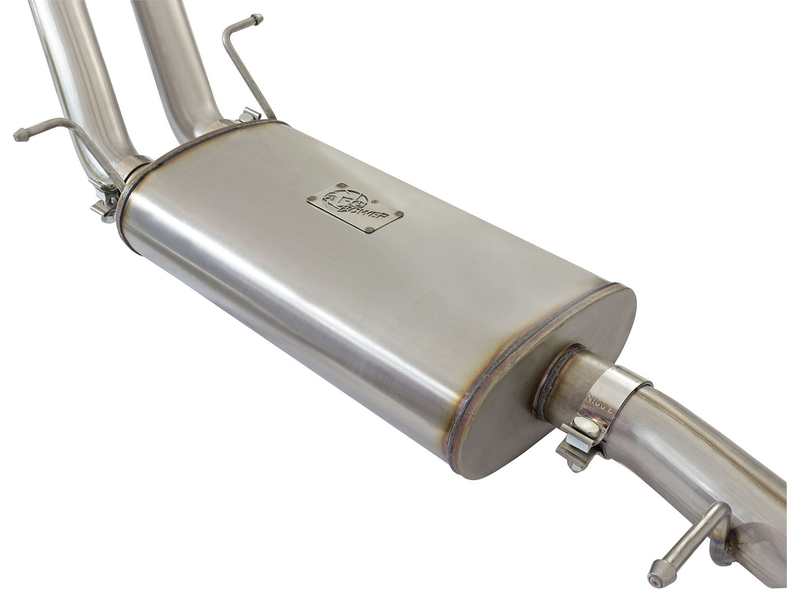 Mach Force-Xp 3 Inch 409 Stainless Steel Cat-Back Exhaust System w/Black Tip GM Silverado/Sierra 1500 09-18 V6-4.3/V8-4.8/5.3L aFe Power