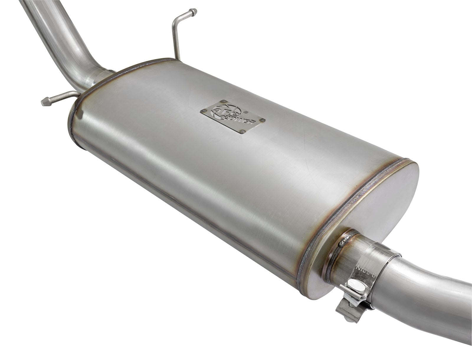 Mach Force-Xp 3 Inch 409 Stainless Steel Cat-Back Exhaust System w/ Tip GM Silverado/Sierra 1500 09-18 / Silverado Ld/Sierra Limited 2019 V6-4.3/V8-4.8/5.3L 17 ft-lbs Torque Gain aFe Power