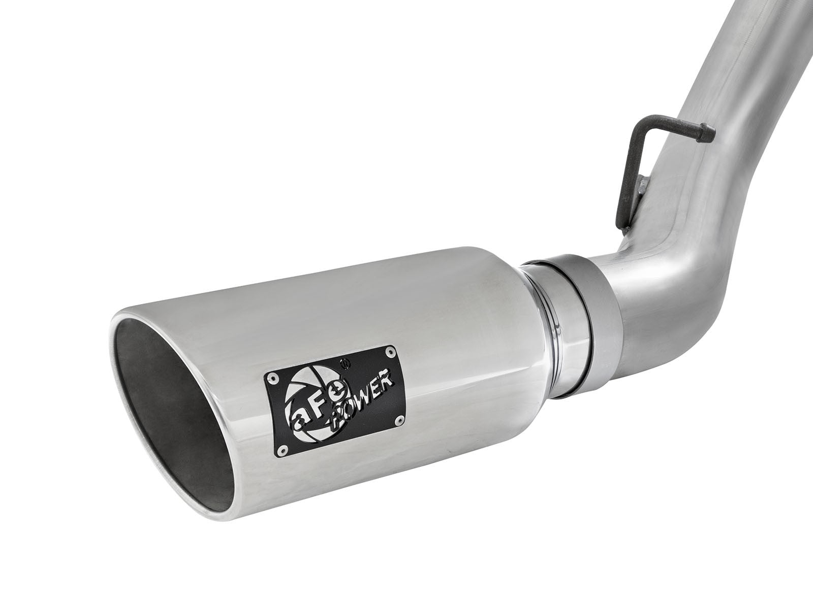 Large Bore-HD 4 Inch 409 Stainless Steel Dpf-Back Exhaust System w/ Tip GM Diesel Trucks 2016 V8-6.6L (td) Lml aFe Power