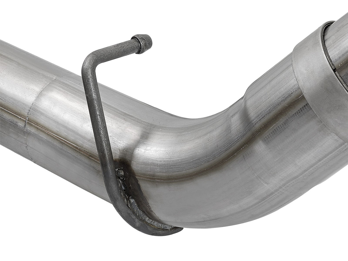 Rebel Xd Series 4 Inch 409 Stainless Steel Dpf-Back Exhaust w/Dual Polished Tips GM Diesel Trucks 17-19 V8-6.6L (td) L5P aFe Power