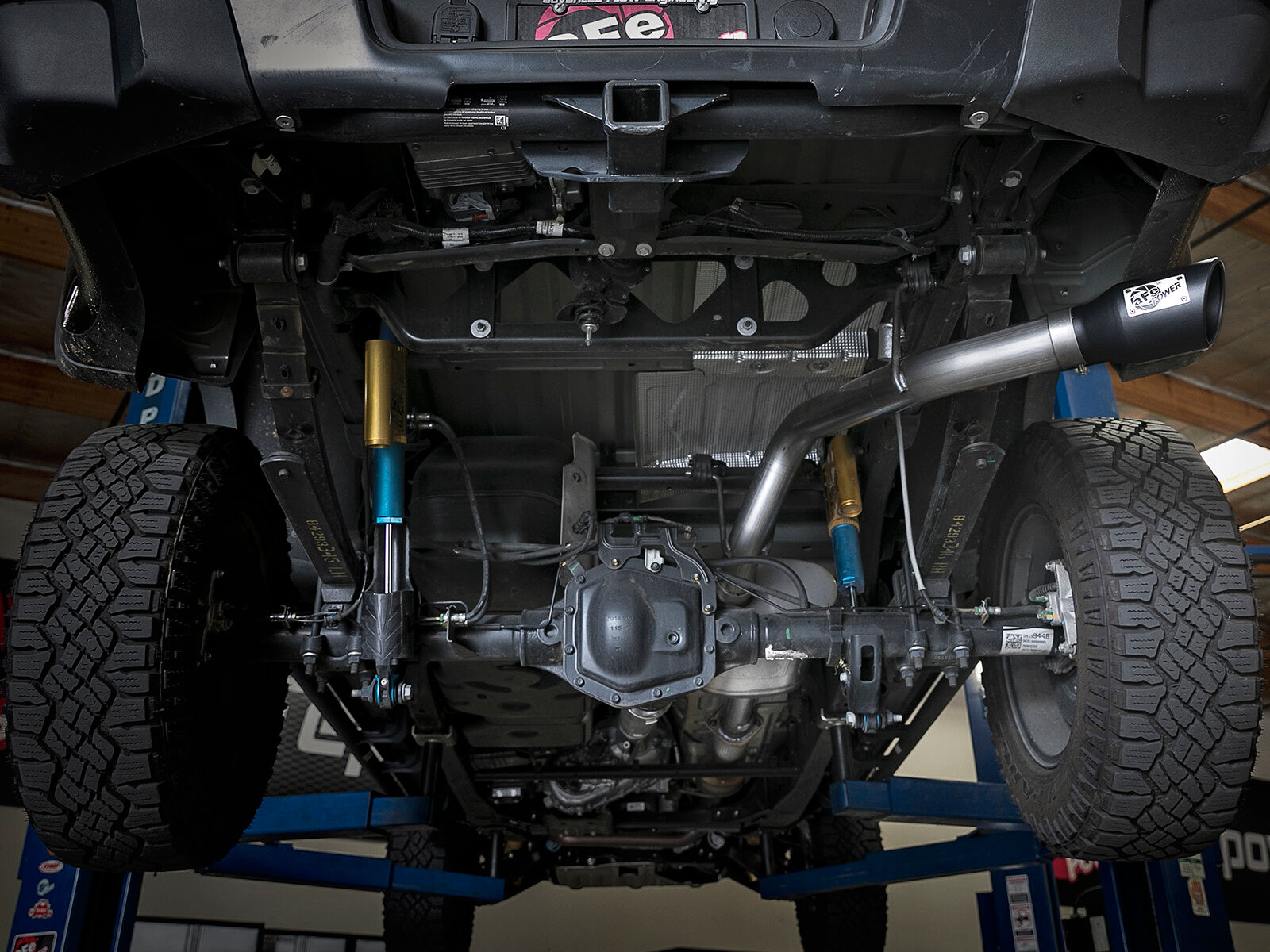 Mach Force-Xp 3 Inch 409 Stainless Steel Cat-Back Exhaust System w/ Tip GM Colorado/Canyon 17-22 V6-3.6L Slant Cut aFe Power
