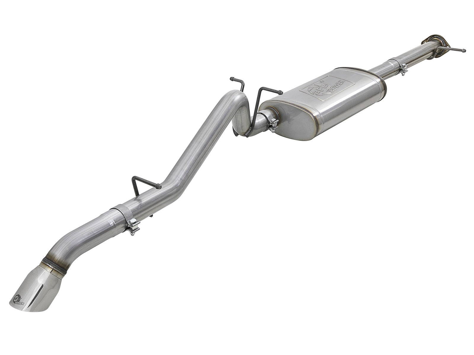 Mach Force-Xp 3 Inch 409 Stainless Cat-Back Hi-Tuck Exhaust System w/ Tip GM Colorado/Canyon 15-22 L4-2.5L/V6-3.6L aFe Power