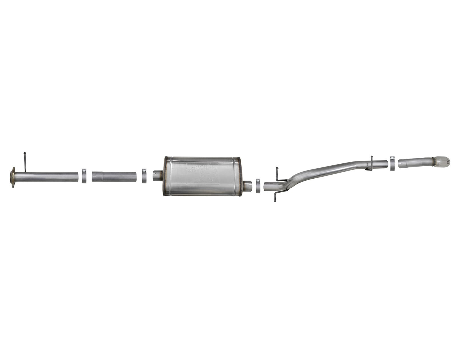 Mach Force-Xp 3 Inch 409 Stainless Cat-Back Hi-Tuck Exhaust System w/ Tip GM Colorado/Canyon 15-22 L4-2.5L/V6-3.6L aFe Power