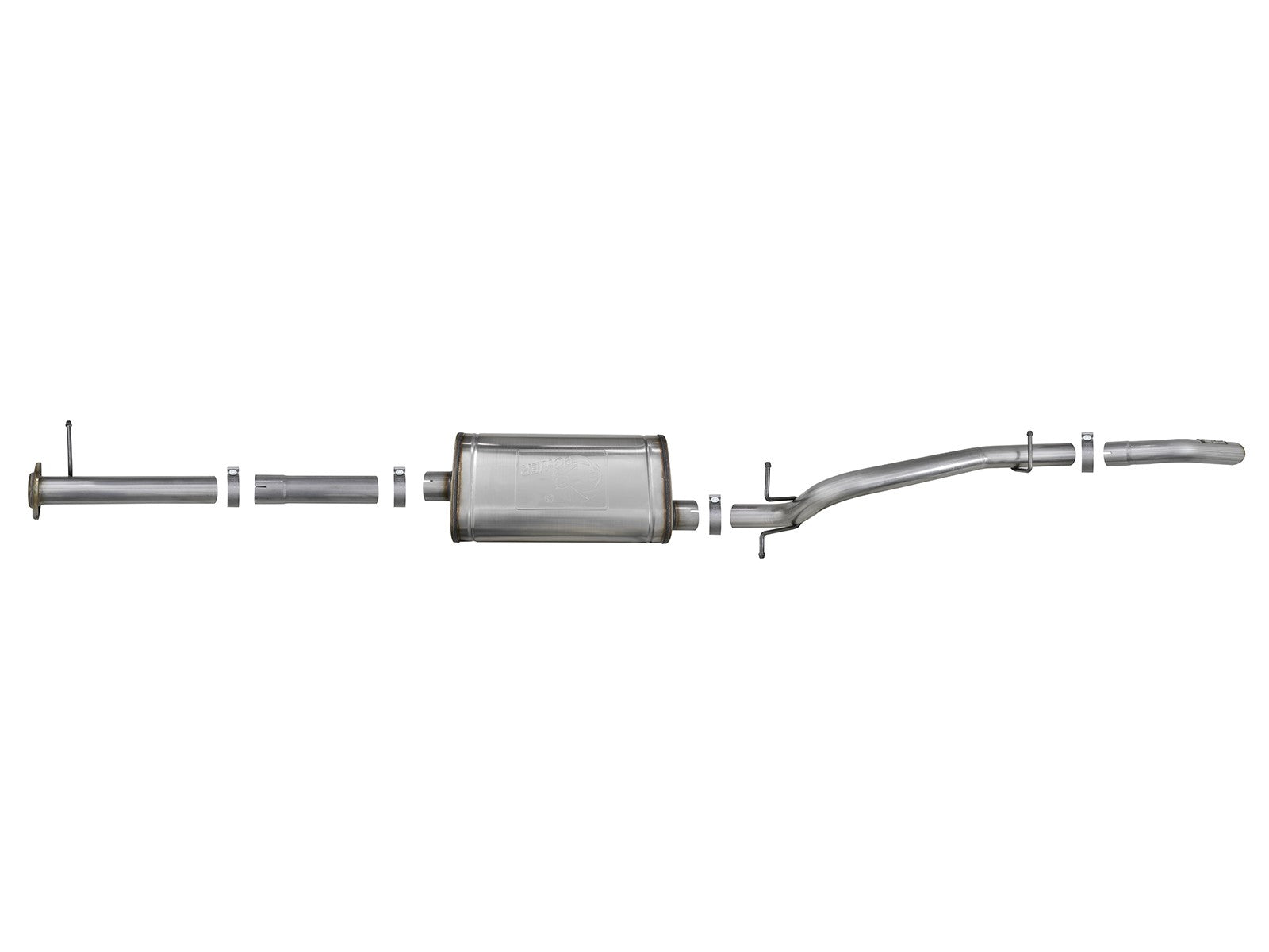 Mach Force-Xp 3 Inch 409 Stainless Steel Cat-Back Hi-Tuck Exhaust System GM Colorado/Canyon 15-22 L4-2.5L/V6-3.6L aFe Power
