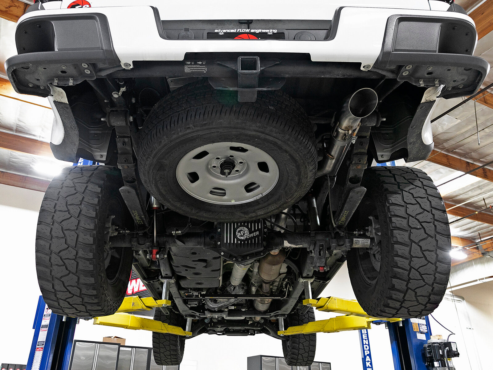 Mach Force-Xp 3 Inch 409 SS Cat-Back Hi-Tuck Exhaust System w/ Tip GM Colorado/Canyon 16-22 L4-2.8L (td) Lwn aFe Power
