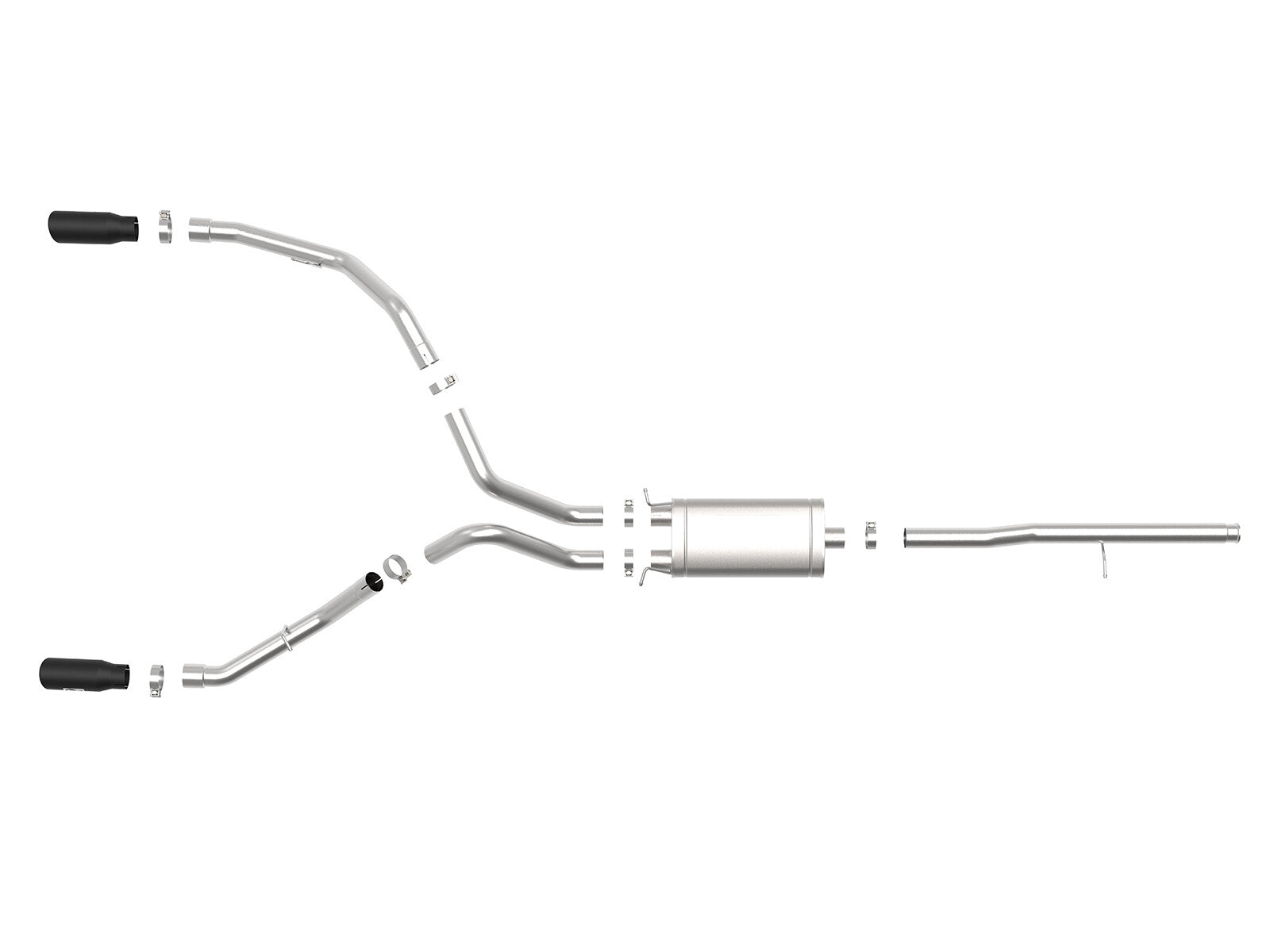 Apollo GT Series 3 Inch 409 Stainless Steel Cat-Back Exhaust System w/ Tip GM Silverado/Sierra 1500 09-19 V6-4.3/V8-4.8/5.3L aFe Power