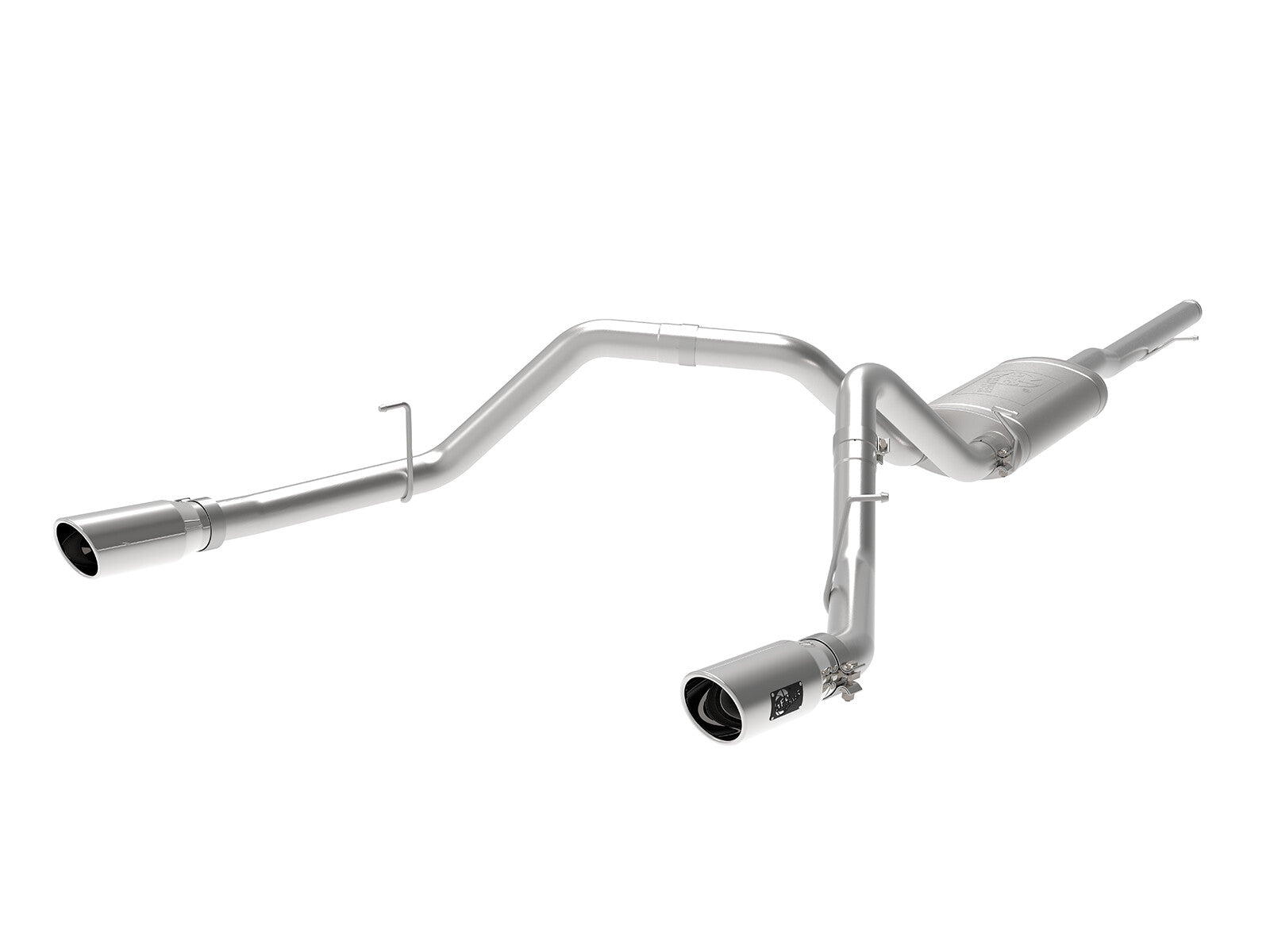 Apollo GT Series 3 Inch 409 Stainless Steel Cat-Back Exhaust System w/ Tip GM Silverado/Sierra 1500 09-19 V6-4.3/V8-4.8/5.3L aFe Power
