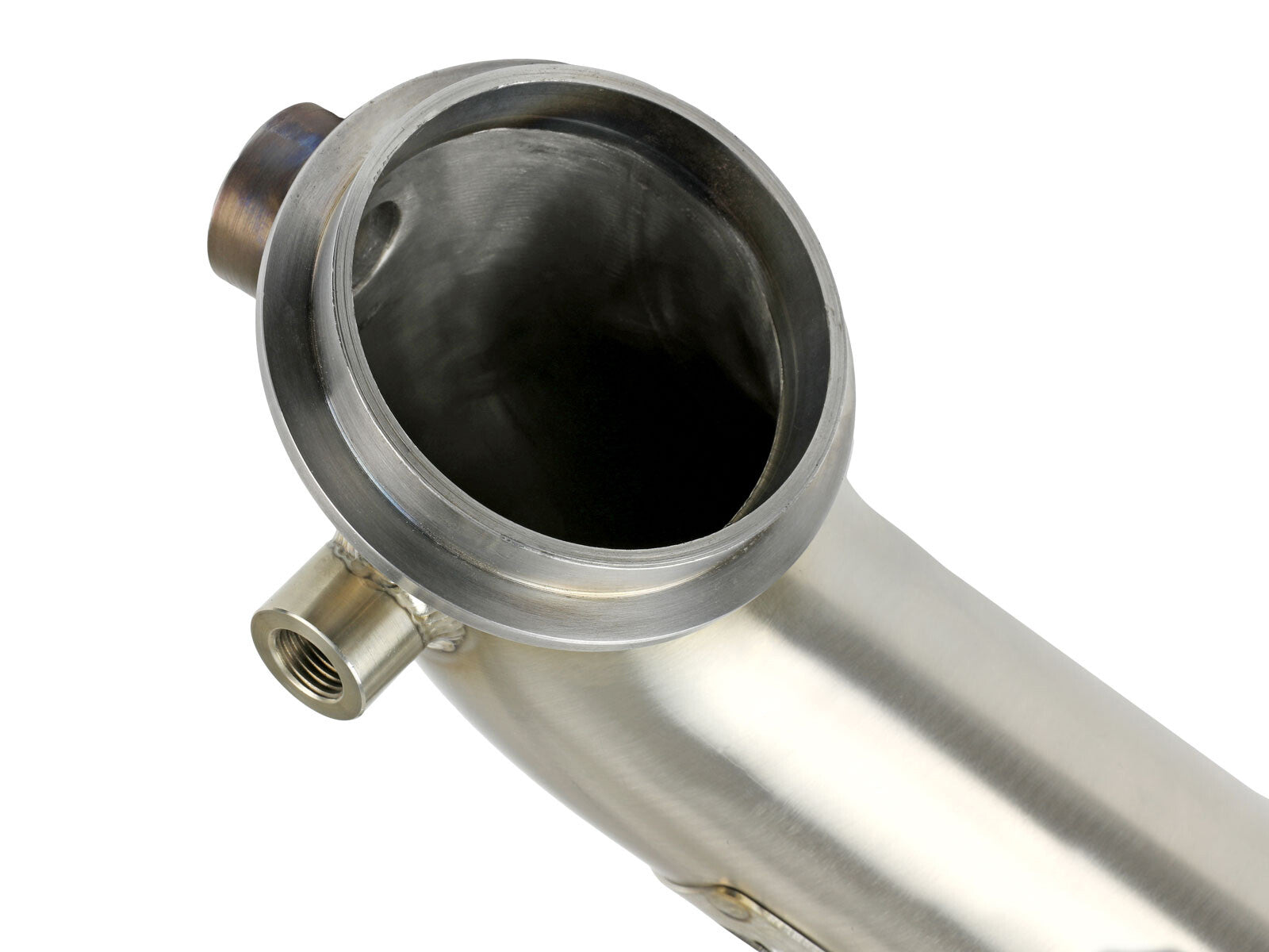 Mach Force-Xp 3 Inch 409 Stainless Steel Downpipe GM Diesel Trucks 15-16 V8-6.6L (td) Lml aFe Power