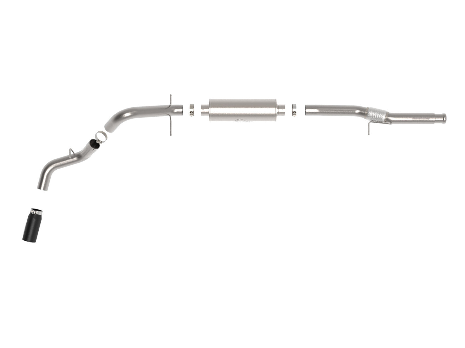 Apollo GT Series 4 Inch 409 Stainless Steel Cat-Back Exhaust System w/ Tip GM Silverado/Sierra 1500 14-18 V8-6.2L aFe Power