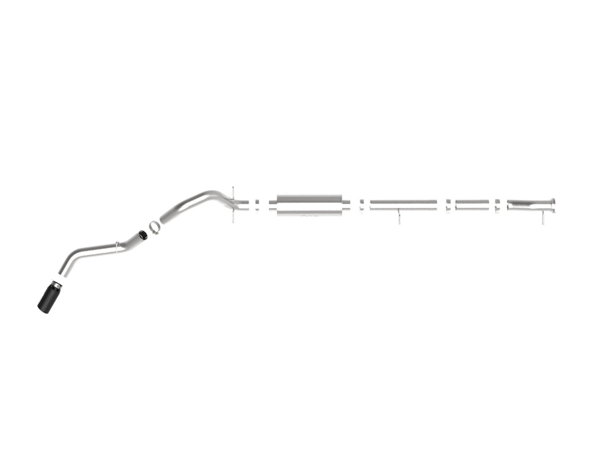 Apollo GT Series 4 Inch 409 Stainless Steel Cat-Back Exhaust System w/ Black Tip GM 2500/3500HD 20-26 V8-6.6L L8T 141.5-172 Inch Wheelbase aFe Power