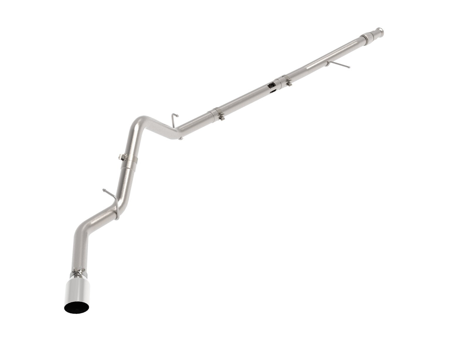 Large Bore-HD 3 Inch 409 Stainless Steel Dpf-Back Exhaust System w/ Tip GM Trucks 20-22 L6-3.0L (td) LM2 aFe Power