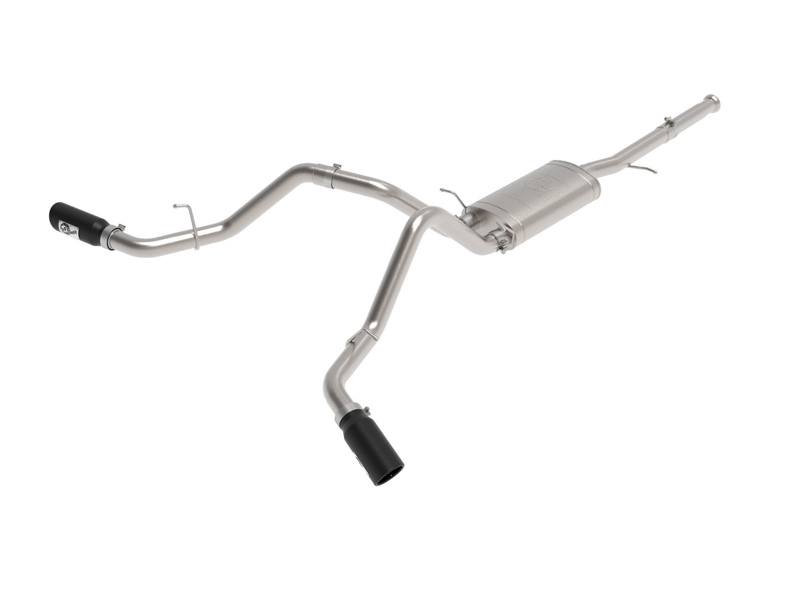 Apollo GT Series 3 Inch Cat-Back Exhaust System w/ Dual Rear-Side Exit Tips GM Trucks 09-18 V6-4.3L/V8-4.8/5.3L aFe Power