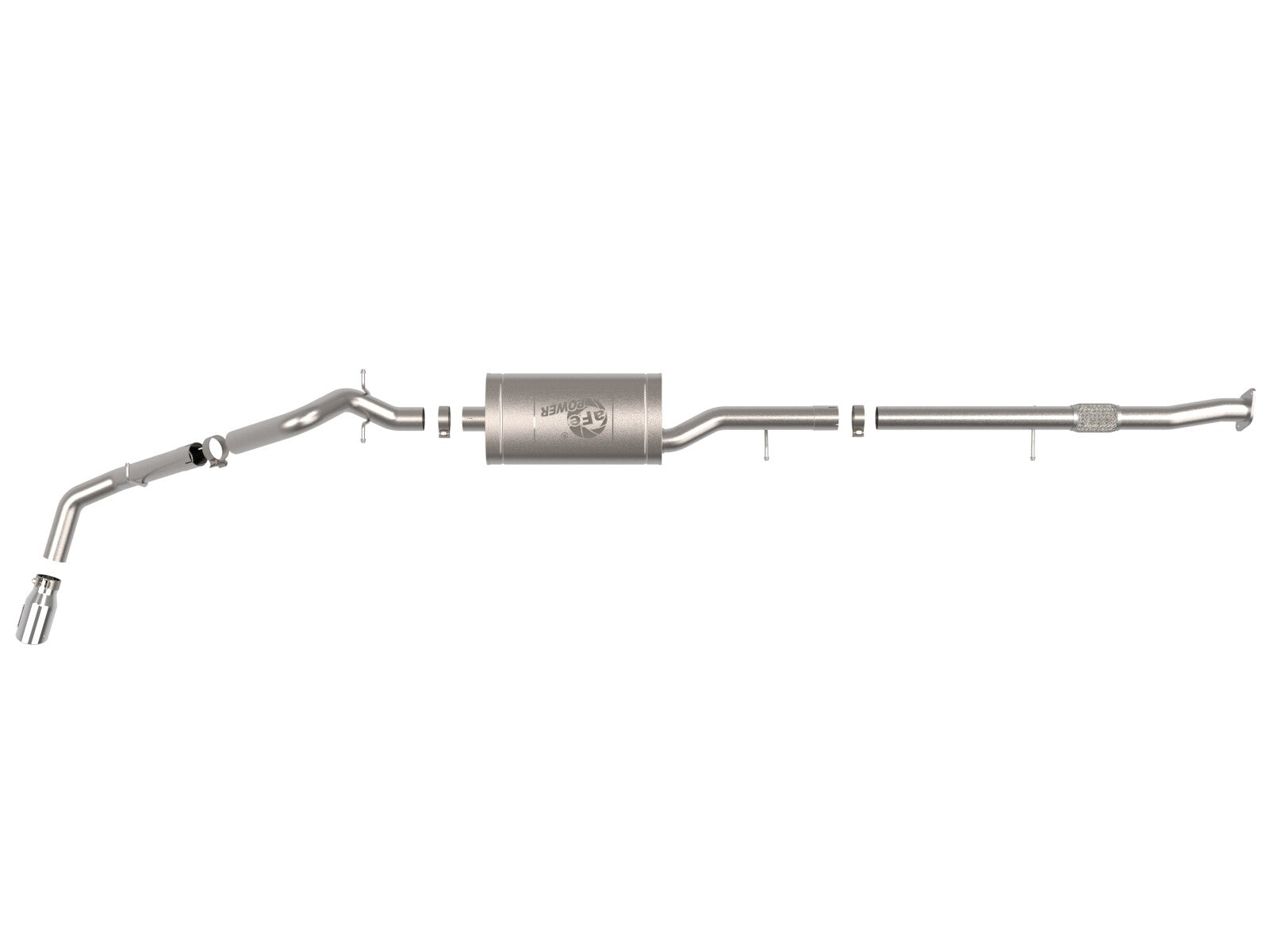 Apollo GT Series 3 Inch 409 Stainless Steel Cat-Back Exhaust System w/ Tip GM Colorado/Canyon 23-26 L4-2.7L (t) aFe Power