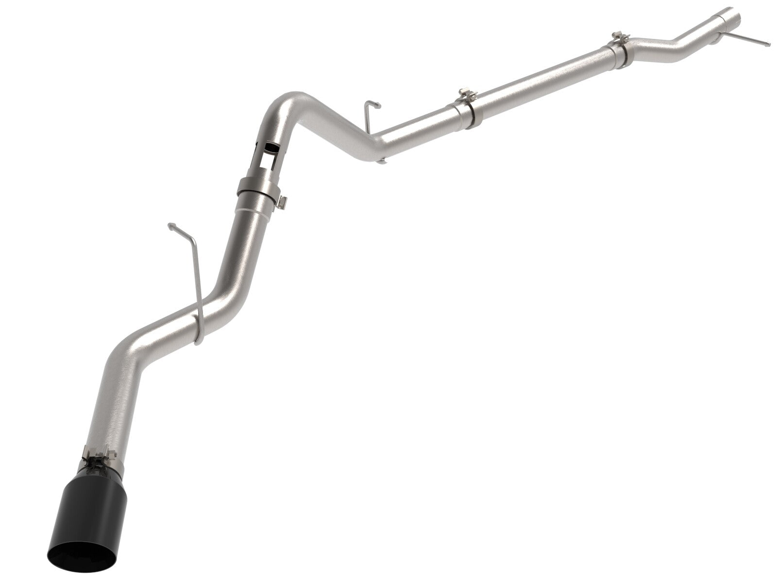 Large Bore-HD 3 Inch 409 Stainless Steel Dpf-Back Exhaust System w/ Tip GM Trucks 23-26 L6-3.0L (td) LZ0 aFe Power